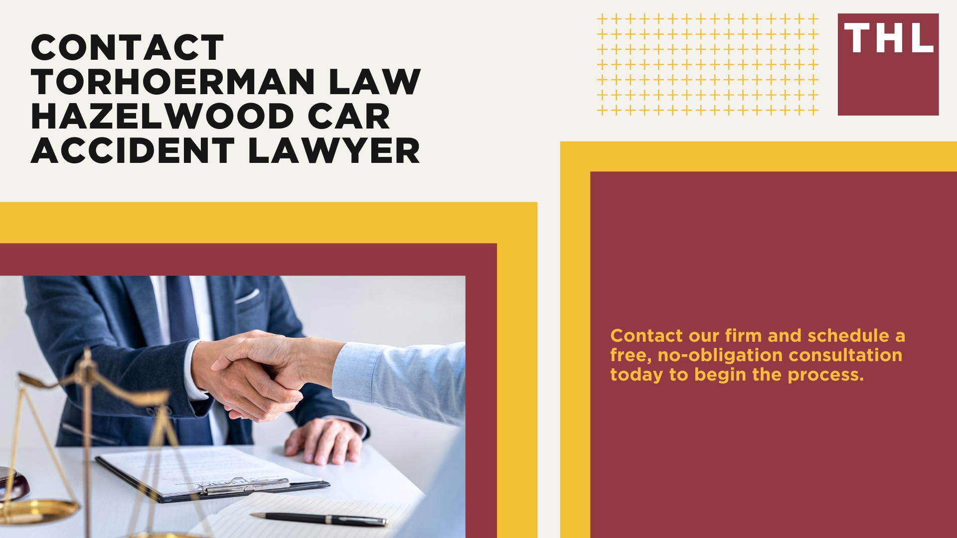 Hazelwood Car Accident Lawyer; Your Guide to Car Crash Lawsuits in Hazelwood, Missouri; Hazelwood Car Accident Statistics; Dangerous Roads in Hazelwood, MO; Am I Eligible for a Hazelwood Car Accident Lawsuit; Benefits of Hiring a Hazelwood Car Accident Lawyer; How Long Does a Hazelwood Car Crash Lawsuit Take; CONTACT TORHOERMAN LAW Hazelwood Car Accident Lawyer