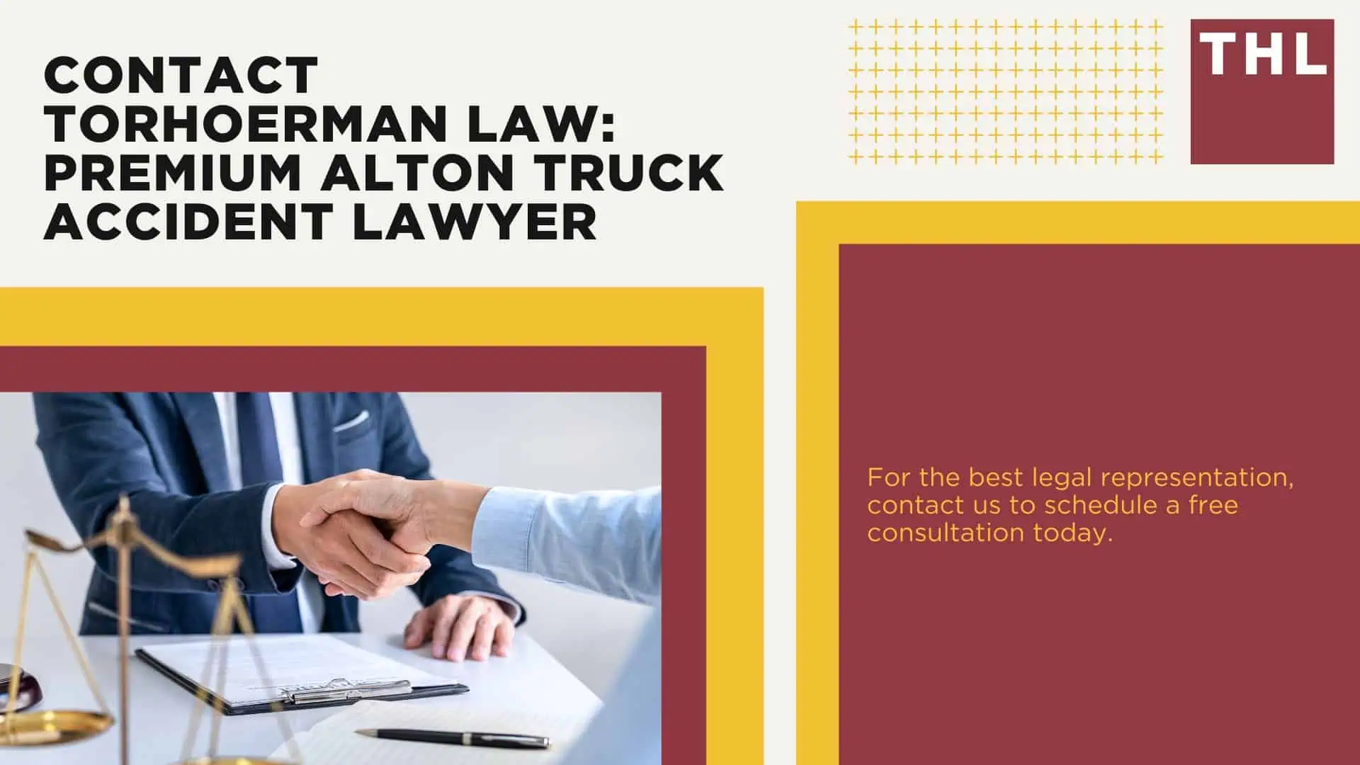 Alton Truck Accident Lawyer; Trucking Accident Statistics for Alton, Illinois; Filing An Alton Truck Accident Lawsuit; What Is The Timeline Of An Alton Truck Accident Lawsuit; Benefits Of Contacting An Alton Truck Accident Lawyer; CONTACT TORHOERMAN LAW Premium Alton Truck Accident Lawyer