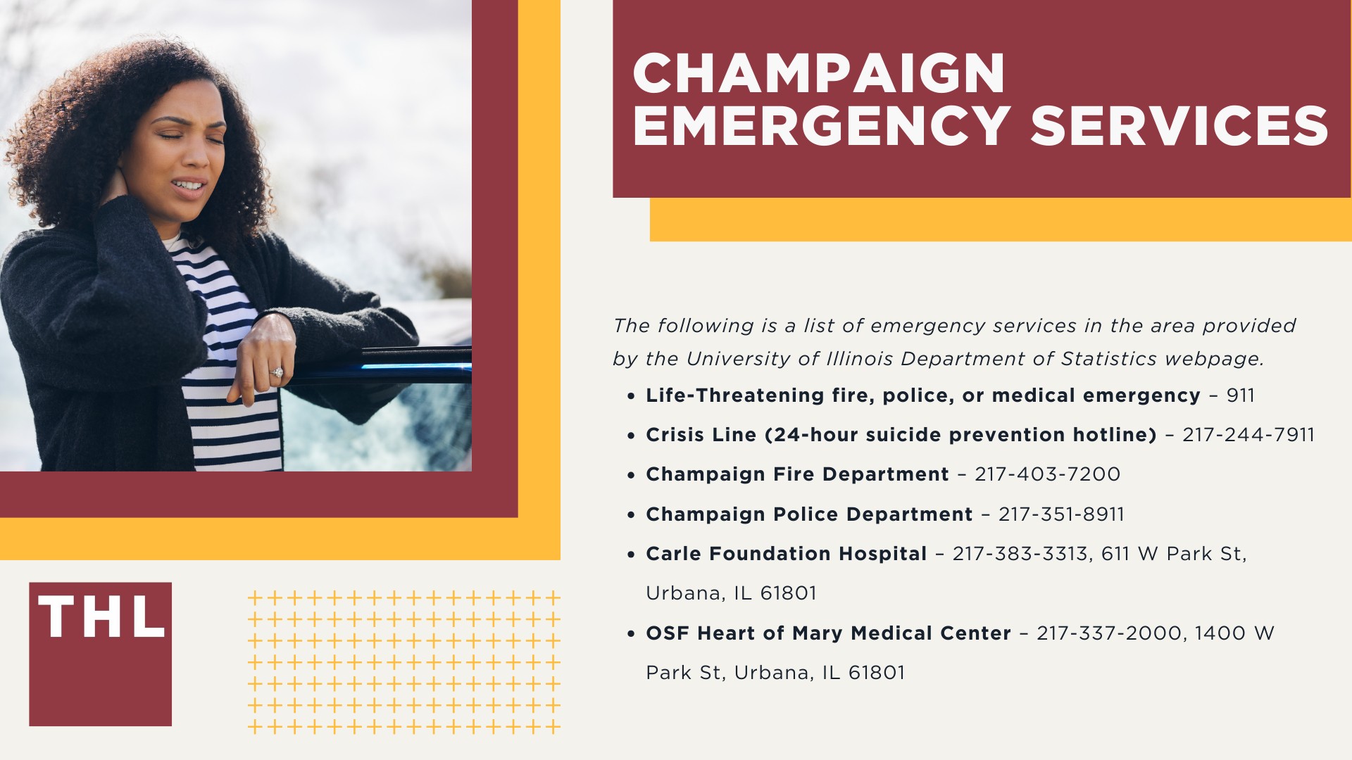 Champaign Truck Accident Lawyer; Champaign, IL Truck Accident Statistics; Common Champaign, IL Truck Accident Injuries; Do I Qualify for a Champaign Truck Accident Lawsuit; Why you should never admit liability in a champaign truck accident; Champaign Emergency Services