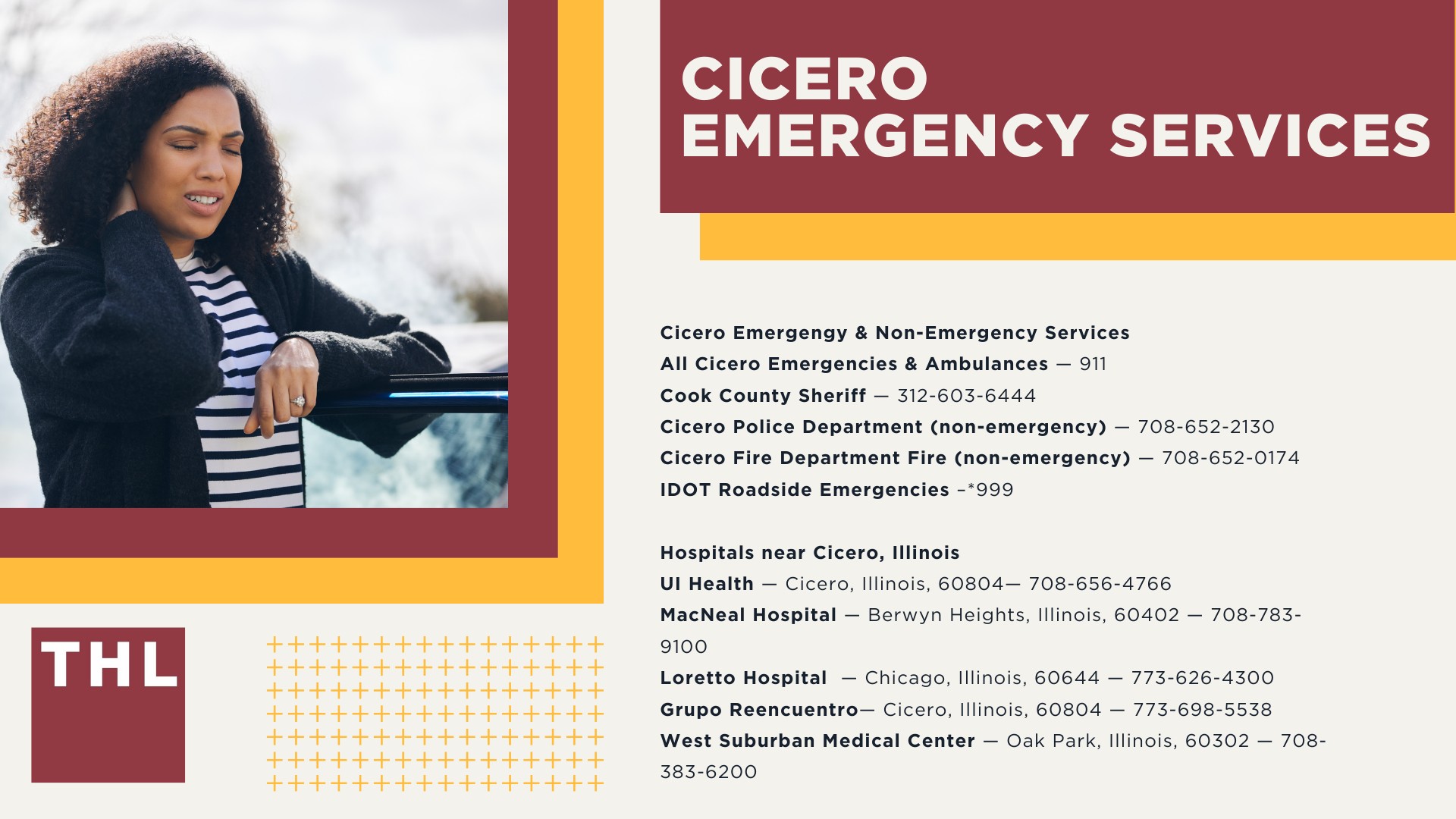 Cicero Car Accident Lawyer; Cicero, IL Car Accidents; Cicero, IL Car Accident Statistics; What are Common Causes of Car Accidents in Cicero, IL; Illinois Laws Regarding the Use of Seatbelts; How Can Drivers Prevent Car Accidents in Cicero, IL; What Should You Do if You’re in a Car Accident in Cicero, IL; Cicero Emergency Services