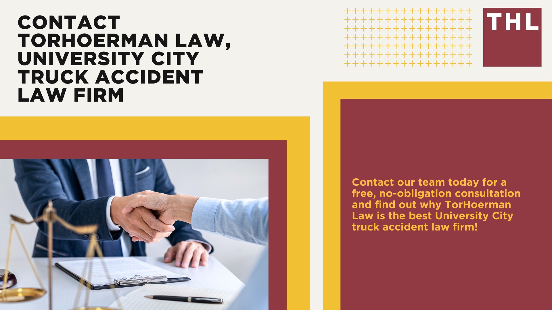 The #1 University City Truck Accident Lawyer; Your Guide to Trucking Lawsuits in University City, MO; University City Truck Accident Statistics; Transportation Services in University City, Missouri; Am I Eligible for an University City Truck Accident Lawsuit; Benefits of Hiring a University City Truck Accident Lawyer; Contact TorHoerman Law, University City Truck Accident Law Firm