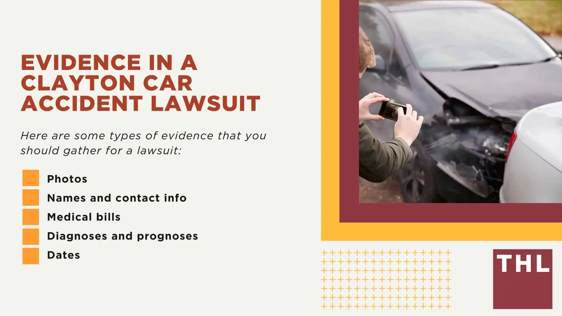 Clayton Car Accident Lawyer; Clayton Car Accident Lawyer_ Guide to Car Crash Lawsuits in Clayton, MO; 8 Surprising Car Accident Facts & Statistics; Hiring a Clayton Car Accident Lawyer; Am I Eligible For a Clayton Car Accident Lawsuit; Your Responsibilities in a Clayton Car Accident Lawsuit; Evidence in a Clayton Car Accident Lawsuit