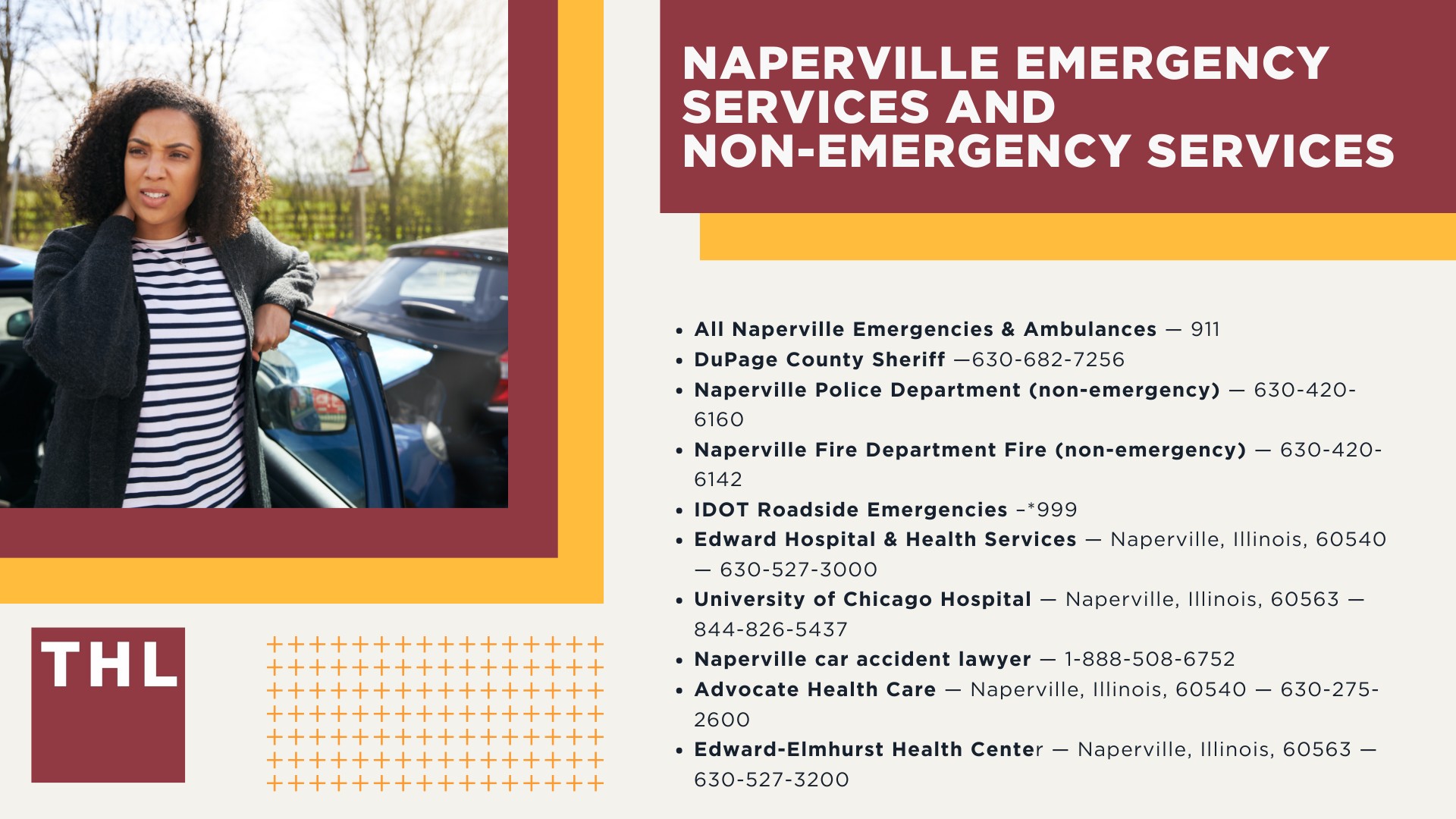 Naperville Car Accident Lawyer; Overview of Naperville, IL; Naperville, IL Car Accident Statistics; Common Naperville Car Accident Injuries; Common Causes of Car Accidents in Naperville, IL; Common Naperville Car Accident Injuries; Illinois Seat Belt Laws; How Can Drivers Prevent Car Accidents; What Should You Do if You’re in a Car Accident in Naperville, IL; Naperville Emergency Services and Non-Emergency Services