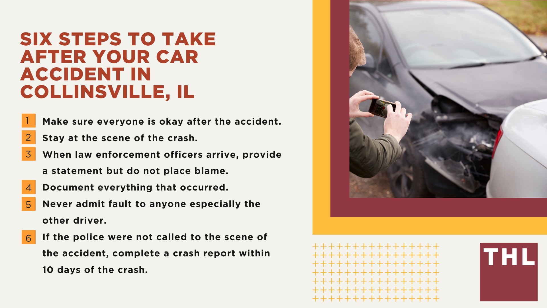 Collinsville Car Accident Lawyer; Six Steps to Take After Your Car Accident in Collinsville, IL