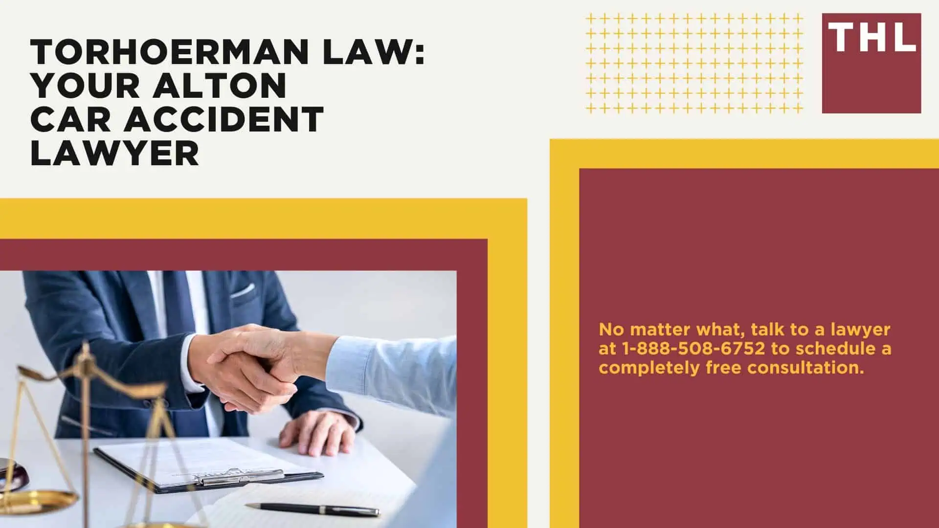 Alton Car Accident Lawyer; Dangerous Roads in Alton, Illinois; Alton, IL Car Accident Statistics; Alton, Illinois Car Laws & Legal Driving Statutes; What Are Common Causes of Car Accidents in Alton, IL; What are the steps in an alton car accident lawsuit; How long does an alton car accident lawsuit take to finish; TORHOERMAN LAW Your Alton Car Accident Lawyer