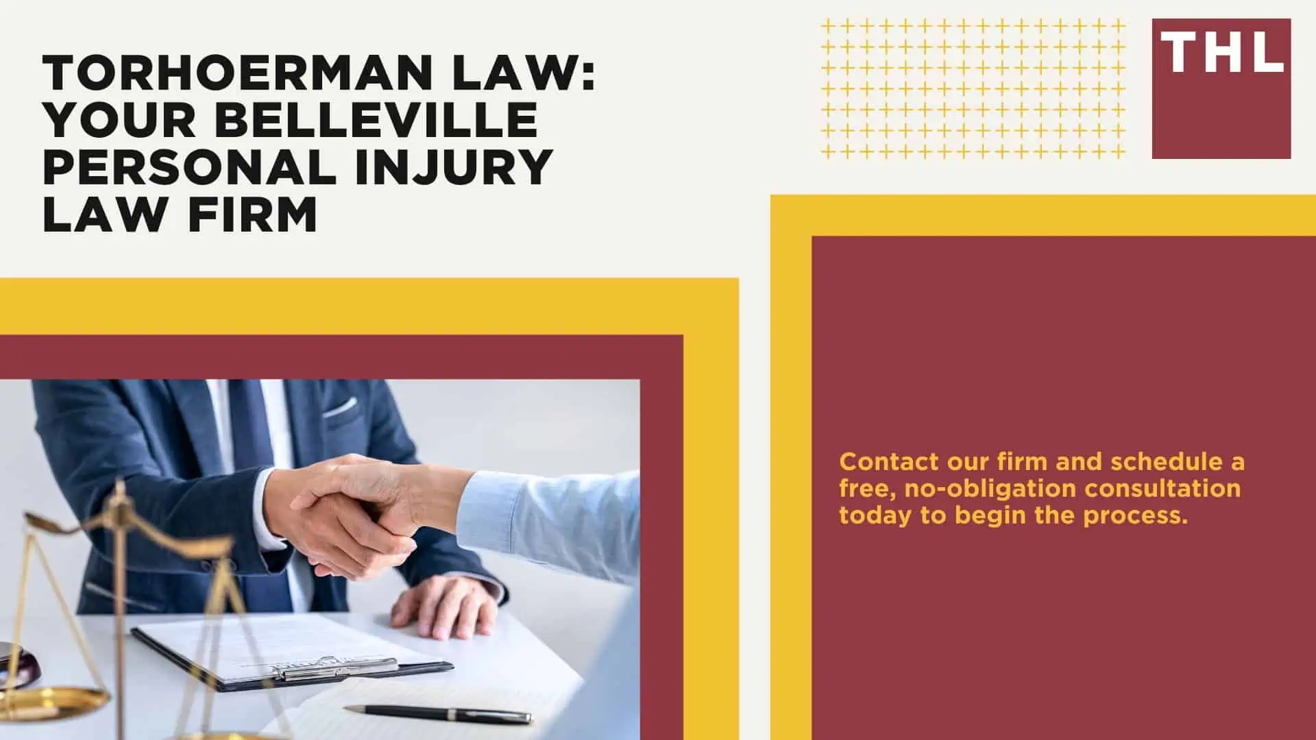 Belleville Injury Lawyer; About Belleville, IL; Why Do I Need a Belleville Injury Lawyer; What Can You do to Help Me; I've Been in an Accident. What Now; Where Can I Find Help; Filing A Belleville Personal Injury Lawsuit; TORHOERMAN LAW Your Belleville Personal Injury Law Firm