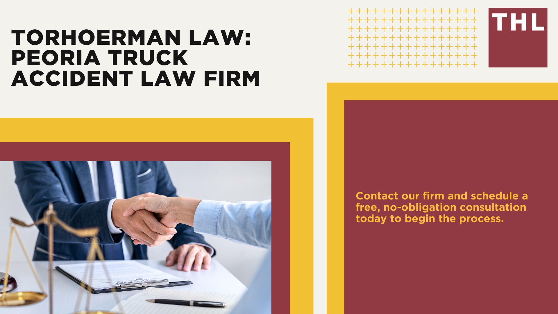 Peoria Truck Accident Lawyer; Illinois Truck Accident Statistics; Hiring a Peoria Truck Accident Lawyer; How to File a Peoria Truck Accident Lawsuit; How Much is My Peoria Truck Accident Lawsuit Worth; Common Causes of Truck Accidents in Peoria, IL; TorHoerman Law- Peoria Truck Accident Law Firm