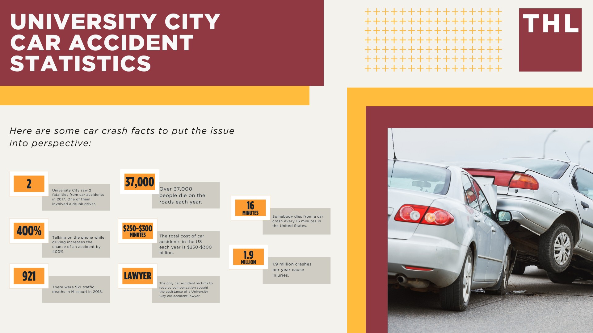 University City Car Accident Lawyer; Filing a Car Crash Lawsuit in University City, MO; University City Car Accident Statistics