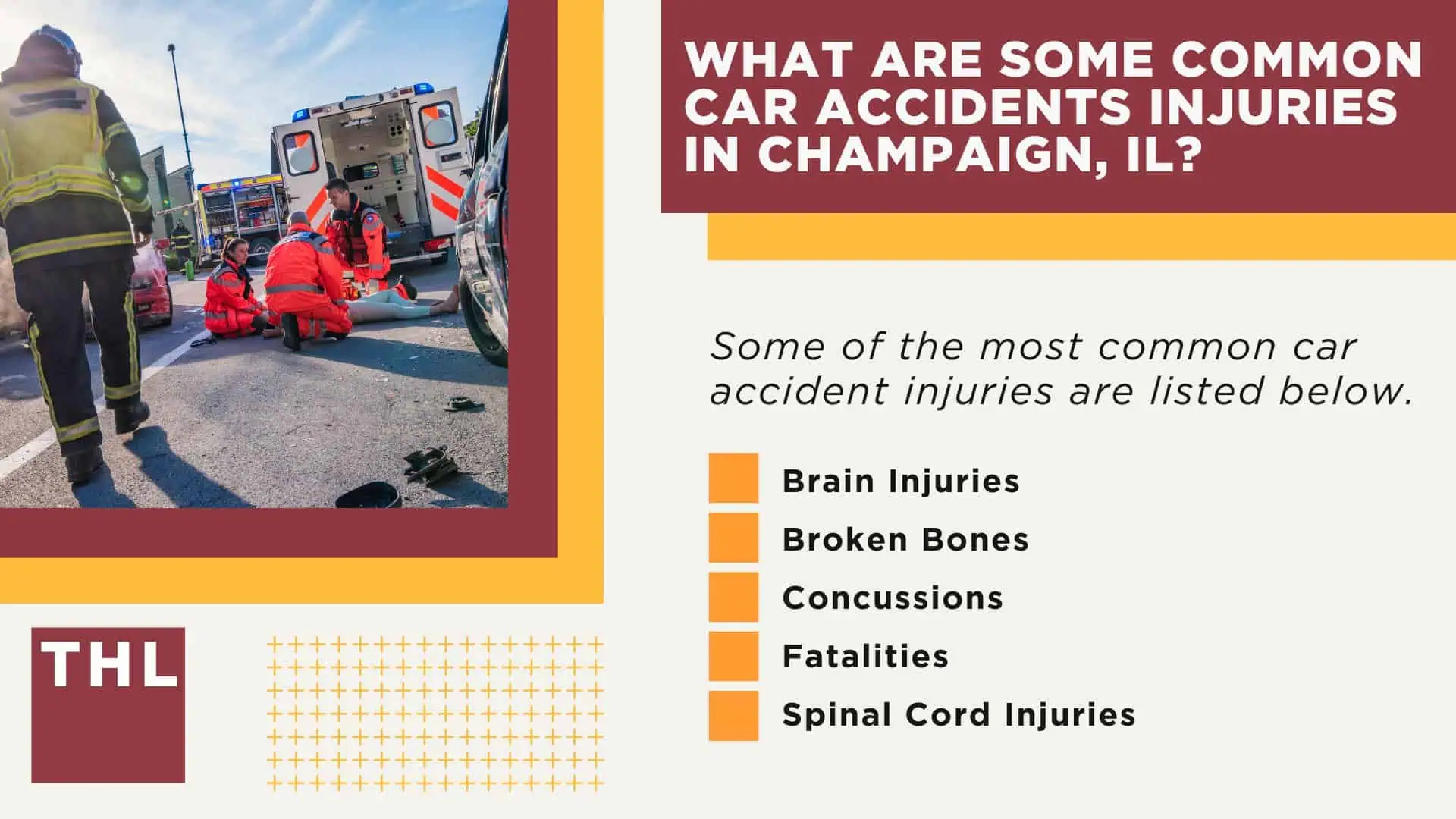 Champaign Car Accident Lawyer; Champaign, IL Car Accidents; Champaign, IL Car Accident Statistics;Common Causes of Car Accidents in Champaign, IL; What Are Some Common Car Accidents Injuries in Champaign, IL