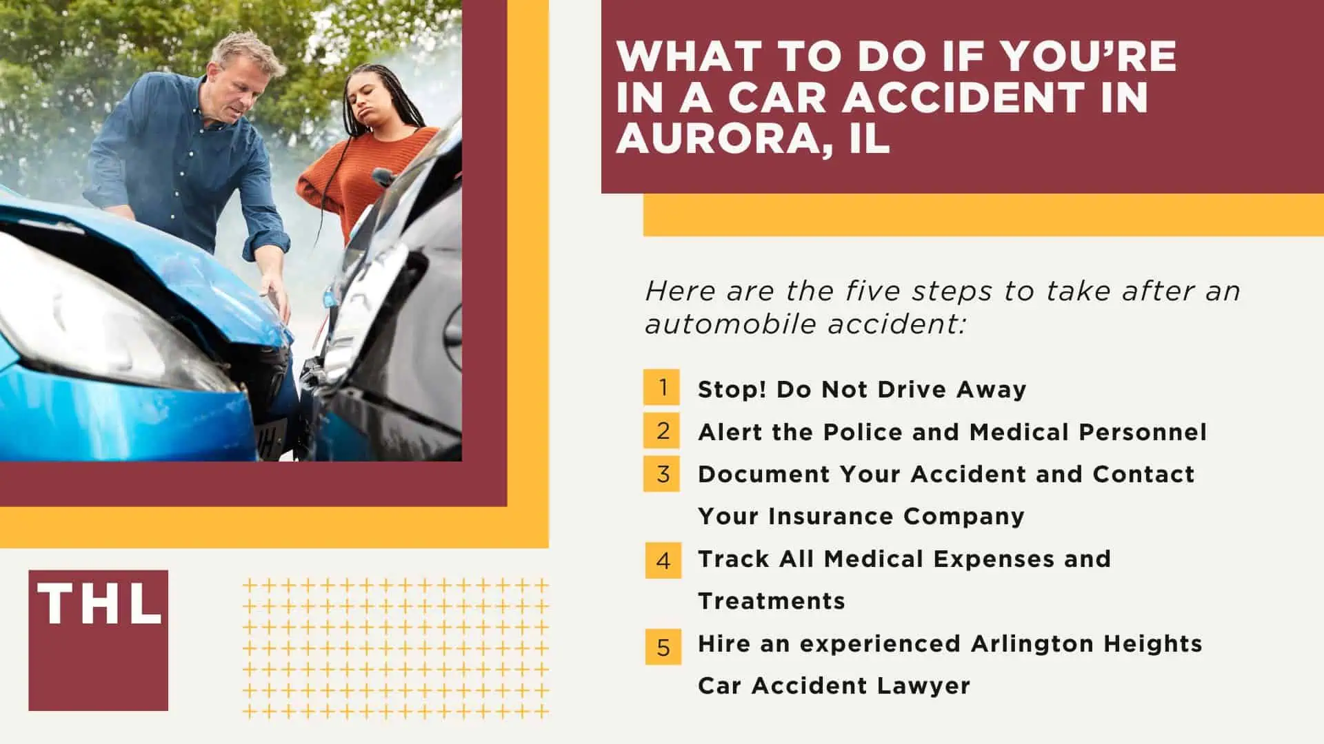 Aurora Car Accident Lawyer; About Aurora, Illinois; Aurora Car Accident Lawyer; Aurora, IL Car Accident Statistics; What Are the Common Causes of Car Accidents in Aurora, IL; Illinois Seat Belt Laws; How Can Aurora, IL Drivers Prevent Car Accidents;  What To Do if You’re in a Car Accident in Aurora, IL; What To Do if You’re in a Car Accident in Aurora, IL