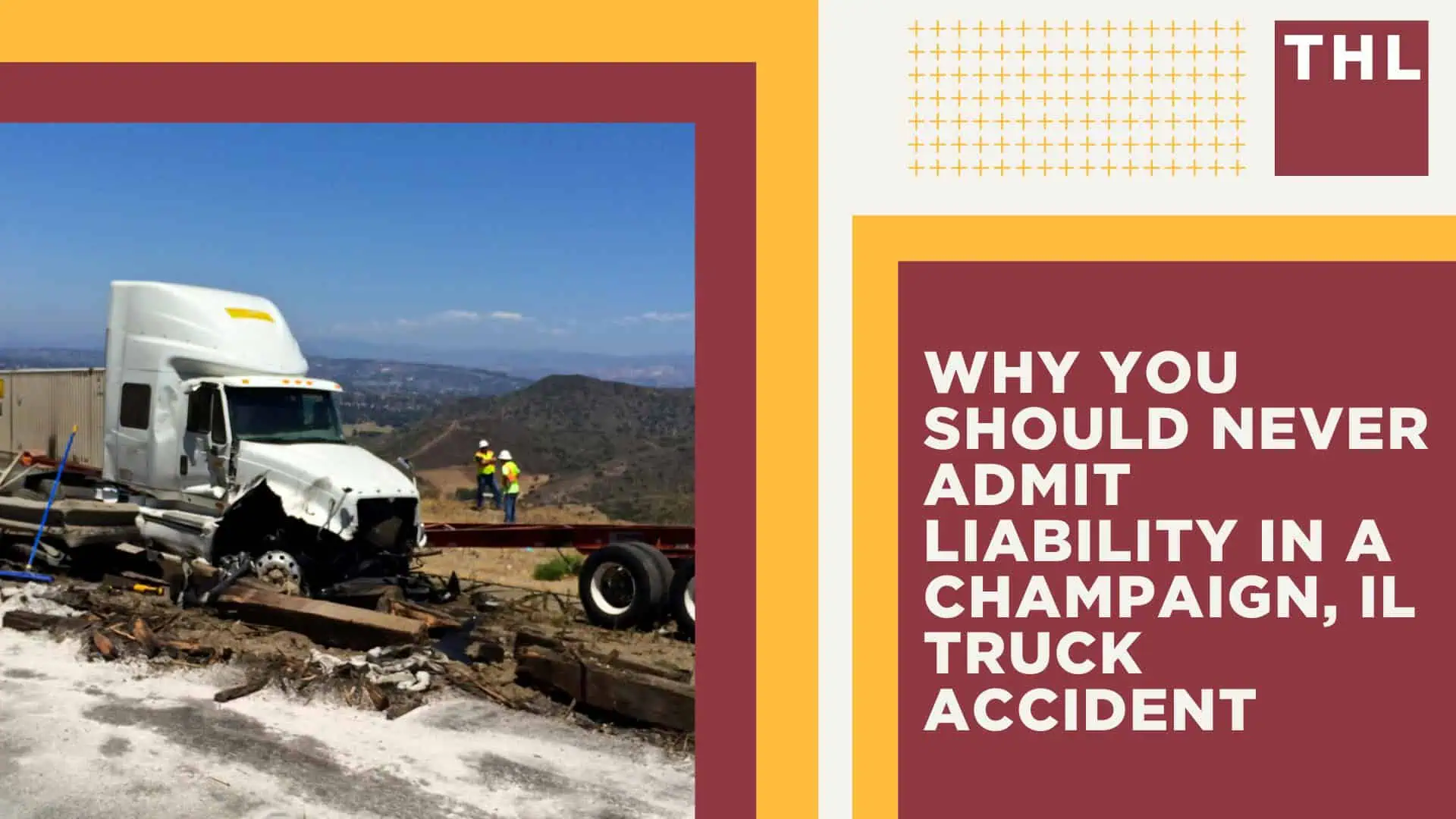 Champaign Truck Accident Lawyer; Champaign, IL Truck Accident Statistics; Common Champaign, IL Truck Accident Injuries; Do I Qualify for a Champaign Truck Accident Lawsuit; Why you should never admit liability in a champaign truck accident