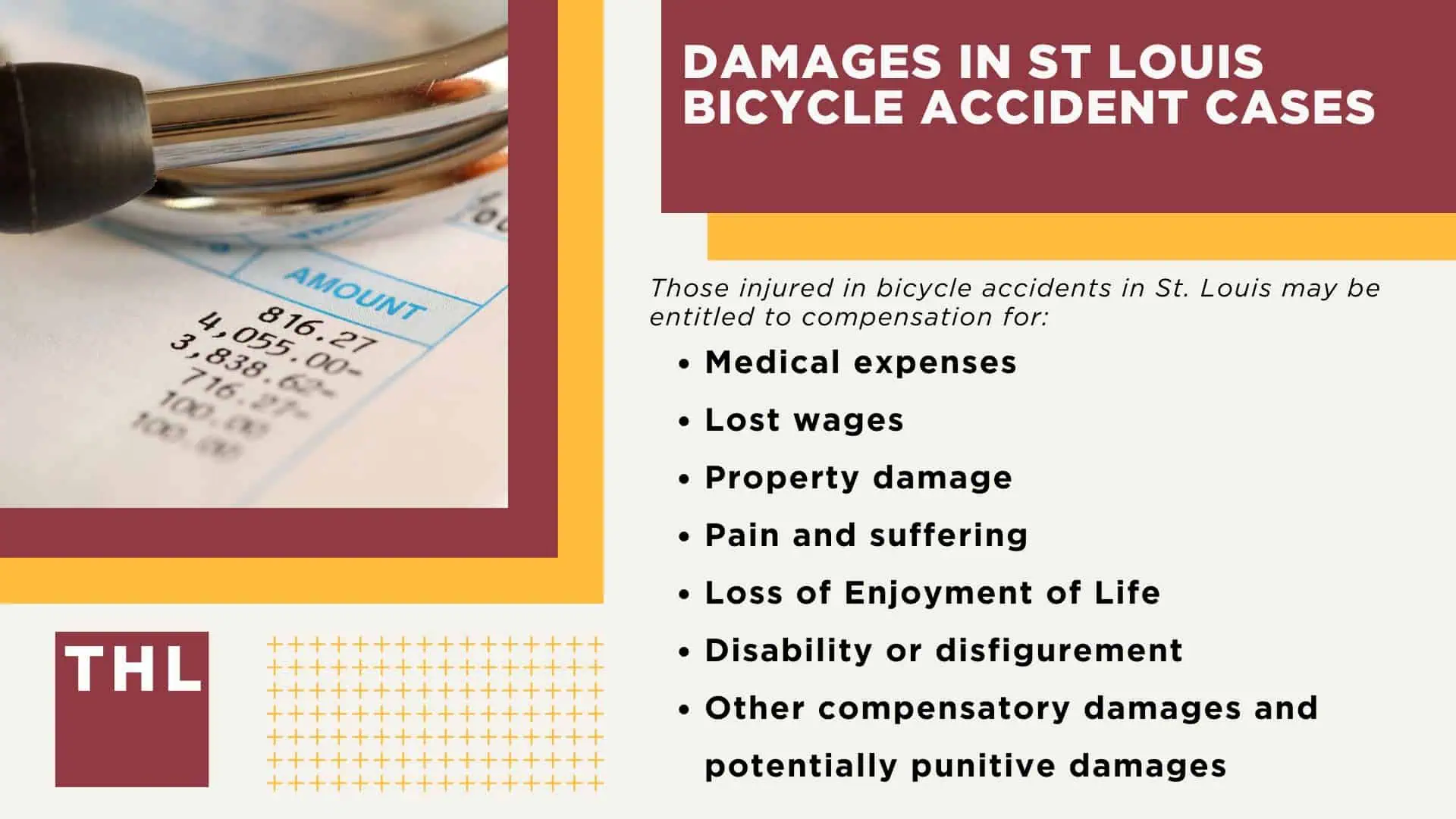 Damages in St Louis Bicycle Accident Cases; St Louis Bike Accident Damages