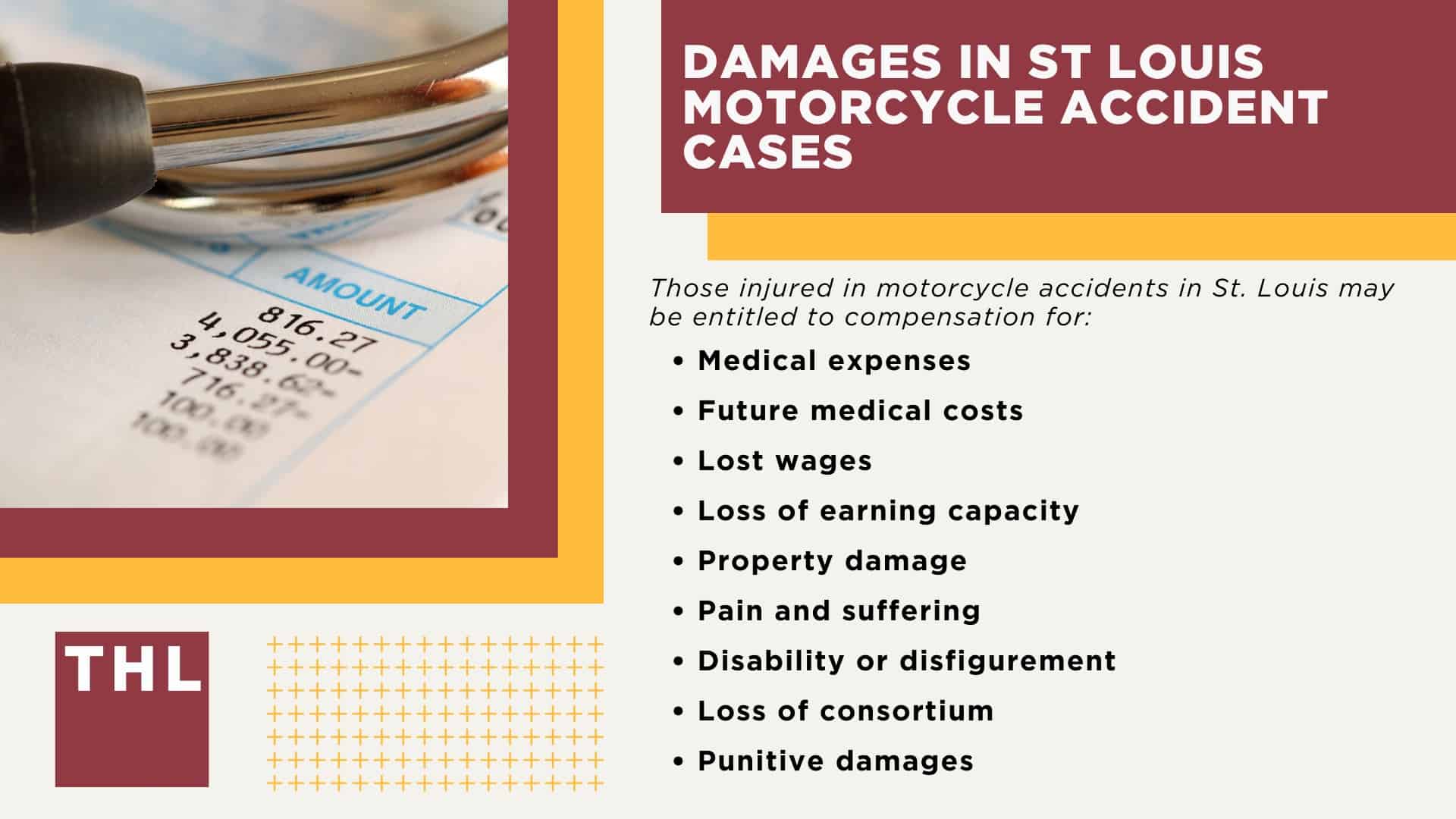 Damages in St Louis Motorcycle Accident Cases