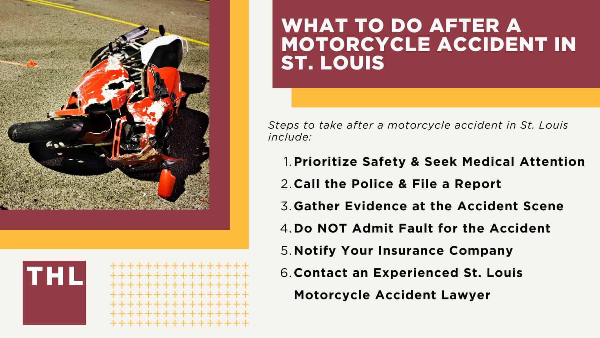 What to do after a motorcycle accident in St. Louis