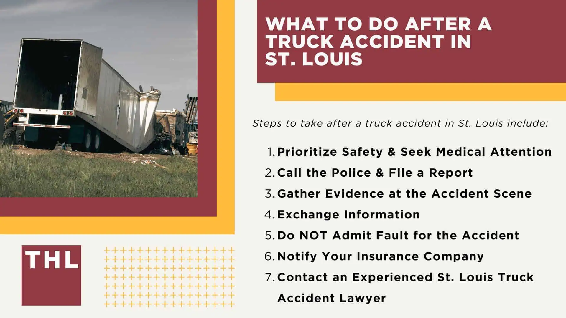 What to do after a truck accident in St Louis