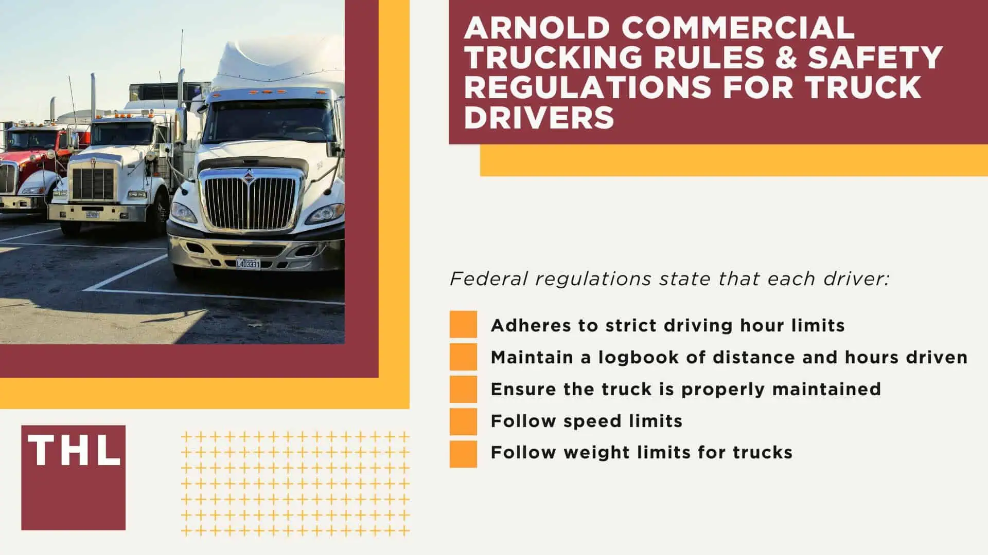 Arnold Truck Accident Lawyer; 6 Questions to Ask When Hiring aN Arnold Truck Accident Lawyer; Commercial Truck Accidents in Arnold, Missouri (MO); Truck Accident Facts & Statistics; Arnold Commercial Trucking Rules & Safety Regulations for Truck Drivers (2)