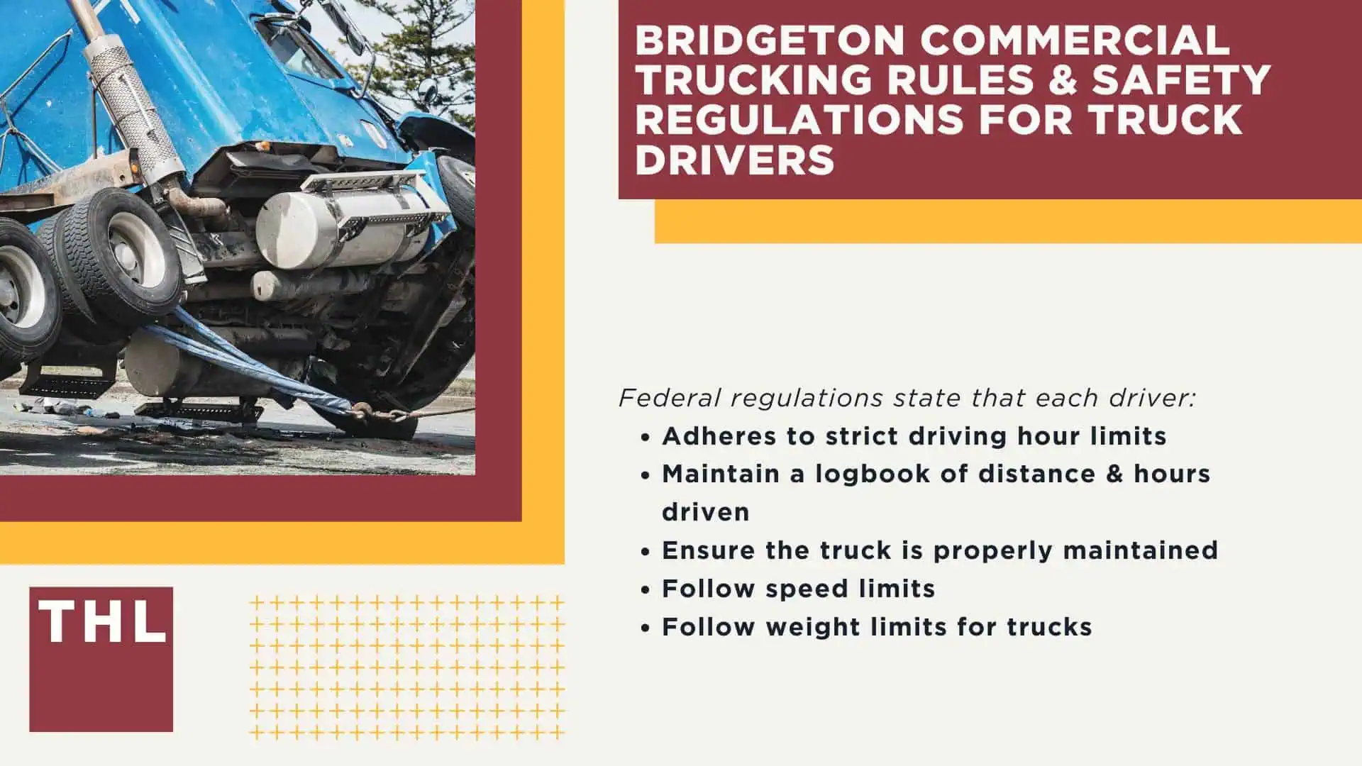 The #1 Bridgeton Truck Accident Lawyer; Bridgeton Truck Accident Lawyer; 6 Questions to Ask When Hiring a Bridgeton Truck Accident Lawyer; Commercial Truck Accidents in Breese, Illinois (IL); Truck Accident Facts & Statistics; Breese Commercial Trucking Rules & Safety Regulations for Truck Drivers