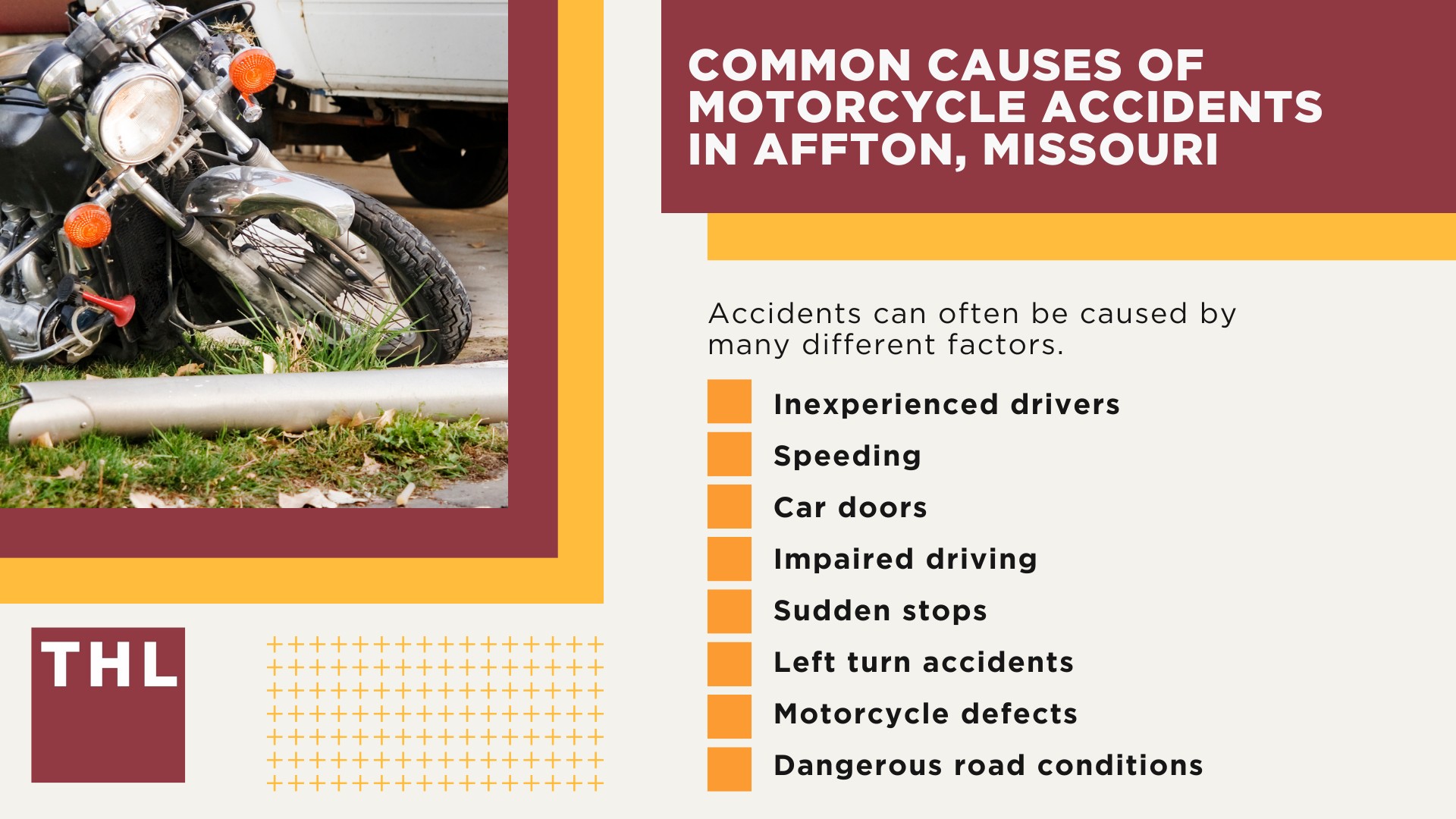 The #1 Motorcycle Accident Lawyers In St. Louis, Missouri; Affton Motorcycle Accident Statistics; Affton Motorcycle Laws; St Louis Motorcycle Accident Statistics; Common Causes of Motorcycle Accidents in Affton, Missouri