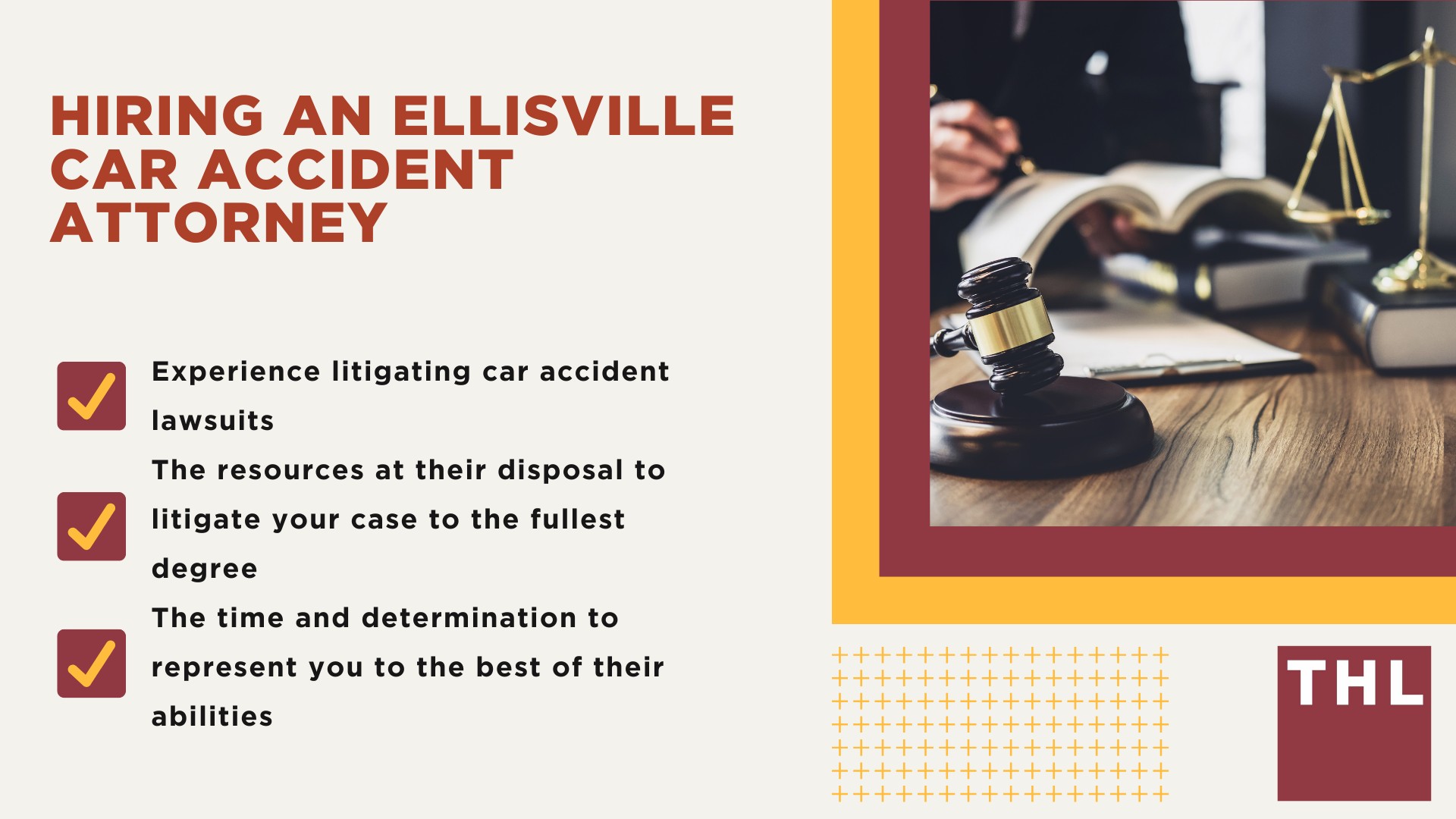 The #1 Ellisville Car Accident Lawyer; Involved in a Car Accident in Ellisville; Ellisville Car Accident Statistics; What to Do After a Car Accident in Ellisville; What Are the Most Common Causes of Car Accidents in Ellisville, MO; What Are the Most Common Car Accident Injuries in Des Peres, Missouri (MO); Hiring aN Ellisville Car Accident Attorney