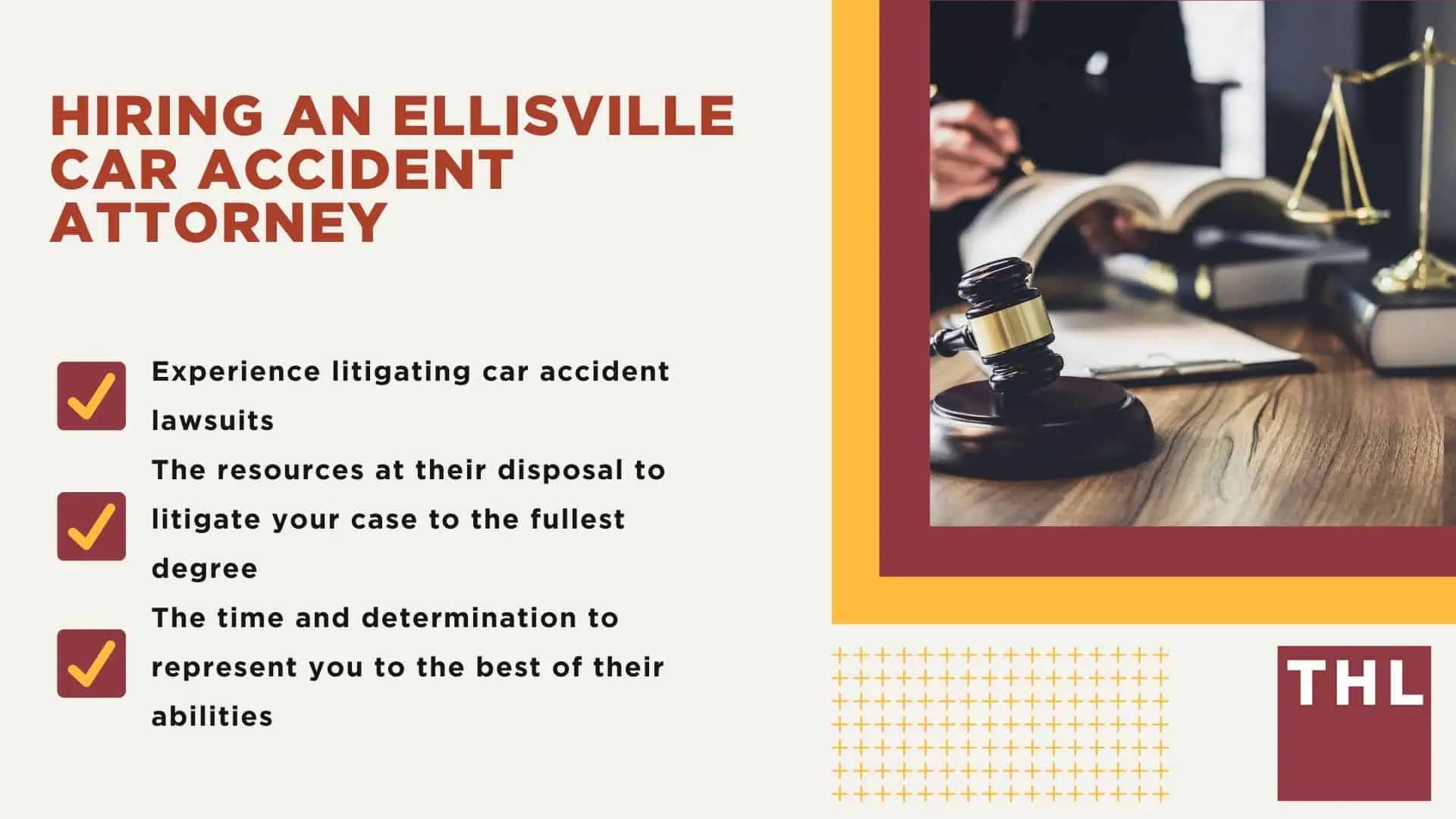 The #1 Ellisville Car Accident Lawyer; Involved in a Car Accident in Ellisville; Ellisville Car Accident Statistics; What to Do After a Car Accident in Ellisville; What Are the Most Common Causes of Car Accidents in Ellisville, MO; What Are the Most Common Car Accident Injuries in Des Peres, Missouri (MO); Hiring aN Ellisville Car Accident Attorney