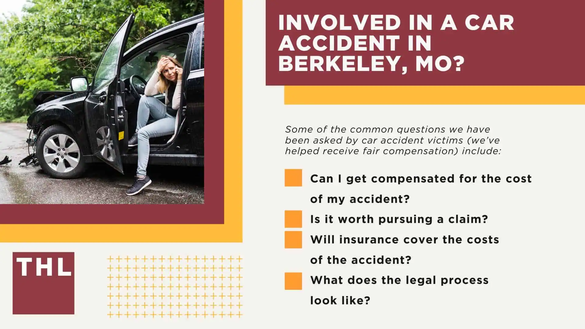 The #1 Berkeley Car Accident Lawyer; Involved in a Car Accident in Arnold, MO; Berkeley Car Accident Statistics; Involved in a Car Accident in Berkeley, MO