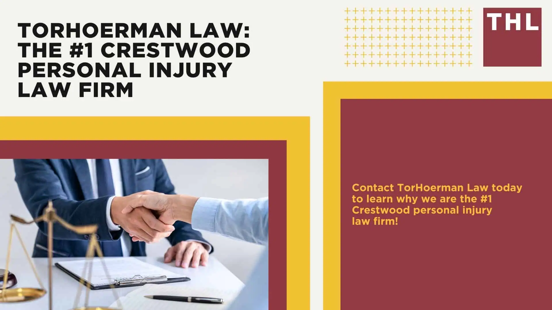 The #1 Crestwood Personal Injury Lawyer; What Are the Benefits of Hiring a Personal Injury Lawyer in Crestwood; What Are the Steps for Filing a Crestwood Personal Injury Lawsuit; What Is a Crestwood Personal Injury Lawyer’s Role; What Types of Personal Injury Cases Do You Accept; TORHOERMAN LAW The #1 Crestwood Personal Injury Law Firm