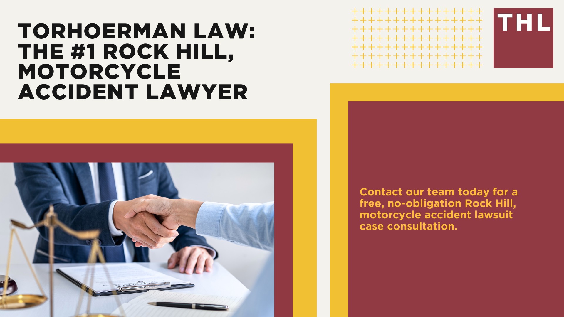 The #1 Rock Hill Motorcycle Accident Lawyer; Rock Hill Motorcycle Accident Statistics; Rock Hill Motorcycle Laws; Missouri Motorcycle Helmet Laws; Common Causes of Motorcycle Accidents in Rock Hill; What Is An At-Fault State; Common Motorcycle Injuries; Benefits Of Motorcycle Injury Lawyer; How Long Do I Have To File A Lawsuit; Determine Fault In A Motorcycle Accident; How much is my accident worth; TORHOERMAN LAW The #1 Rock Hill Motorcycle Accident Lawyer