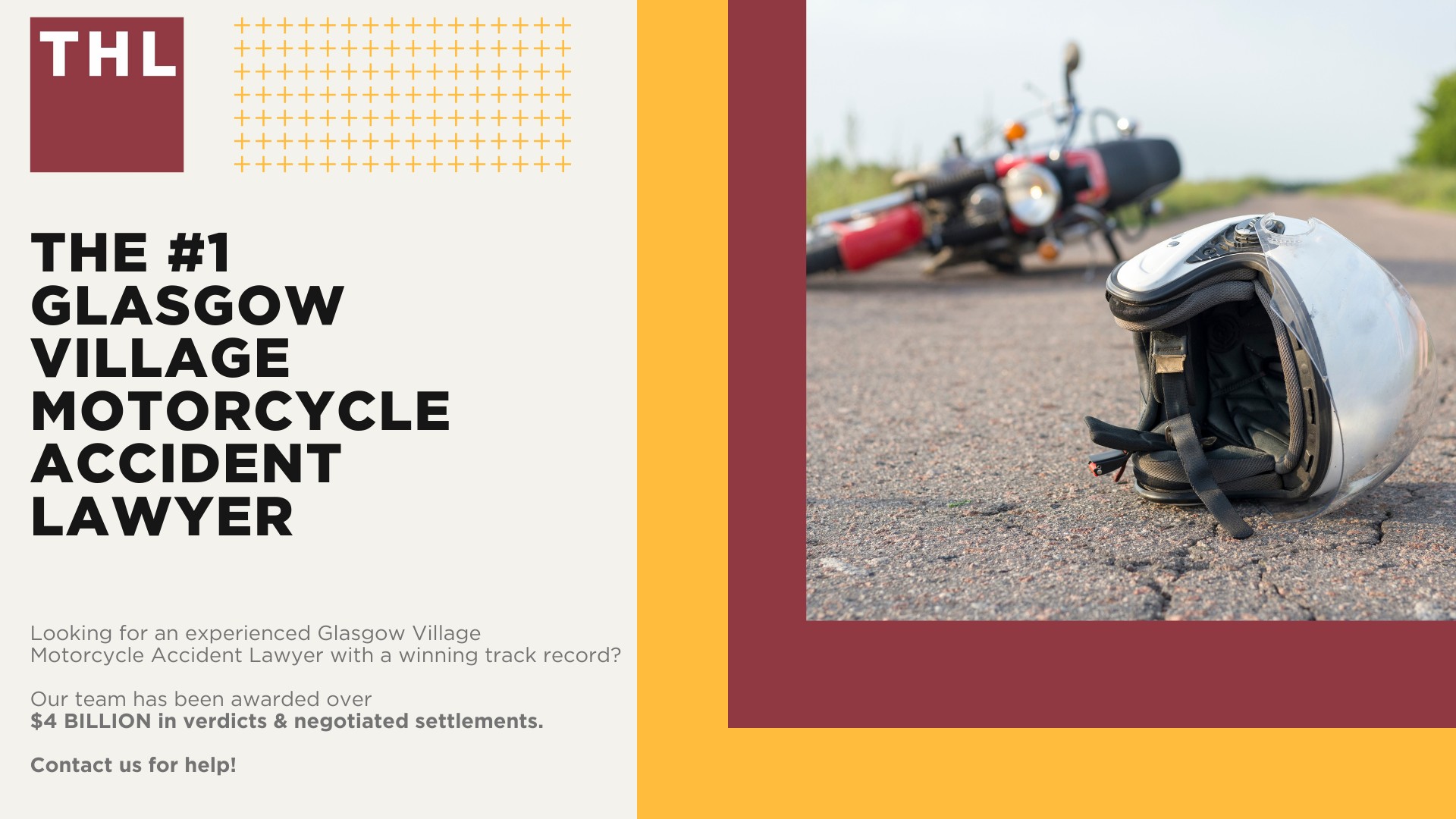 The #1 Glasgow Village Motorcycle Accident Lawyer; Glasgow Village Motorcycle Accident Statistics; Glasgow Village Motorcycle Laws; Missouri Motorcycle Helmet Laws; Common Causes of Motorcycle Accidents in Glasgow Village, Missouri; What Is An At-Fault State; Common Motorcycle Injuries; Benefits Of Motorcycle Injury Lawyer; How Long Do I Have To File A Lawsuit; Determine Fault In A Motorcycle Accident; How much is my accident worth; TORHOERMAN LAW The #1 Glasgow Village Motorcycle Accident Lawyer