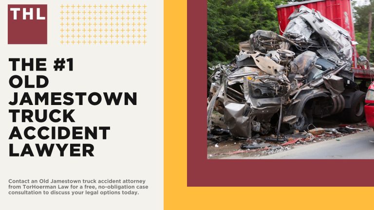 The #1 Old Jamestown Truck Accident Lawyer; Old Jamestown Truck Accident Lawyer; 6 Questions to Ask When Hiring a Old Jamestown Truck Accident Lawyer; Commercial Truck Accidents in Old Jamestown, Illinois (IL); Truck Accident Facts & Statistics; Old Jamestown Commercial Trucking Rules & Safety Regulations for Truck Drivers; The 8 Most Common Causes of Truck Accidents in Old Jamestown (MO); 4 Steps to Take When Filing an Old Jamestown Trucking Accident Lawsuit; TORHOERMAN LAW The #1 Truck Accident Attorney Old Jamestown Has to Offer!