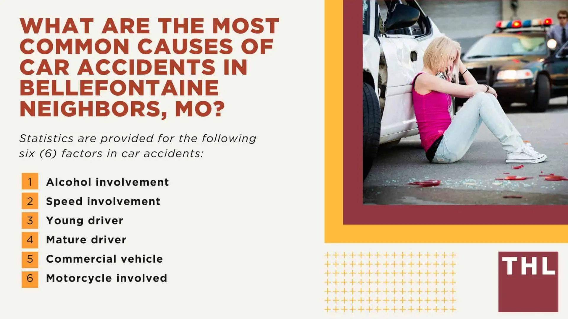 The #1 Bellefontaine Neighbors Car Accident Lawyer; Involved in a Car Accident in Arnold, MO; Bellefontaine Neighbors Car Accident Statistics; What Should You Do If You’re In A Car Accident In Arlington Heights, IL; What Are the Most Common Causes of Car Accidents in Bellefontaine Neighbors, MO