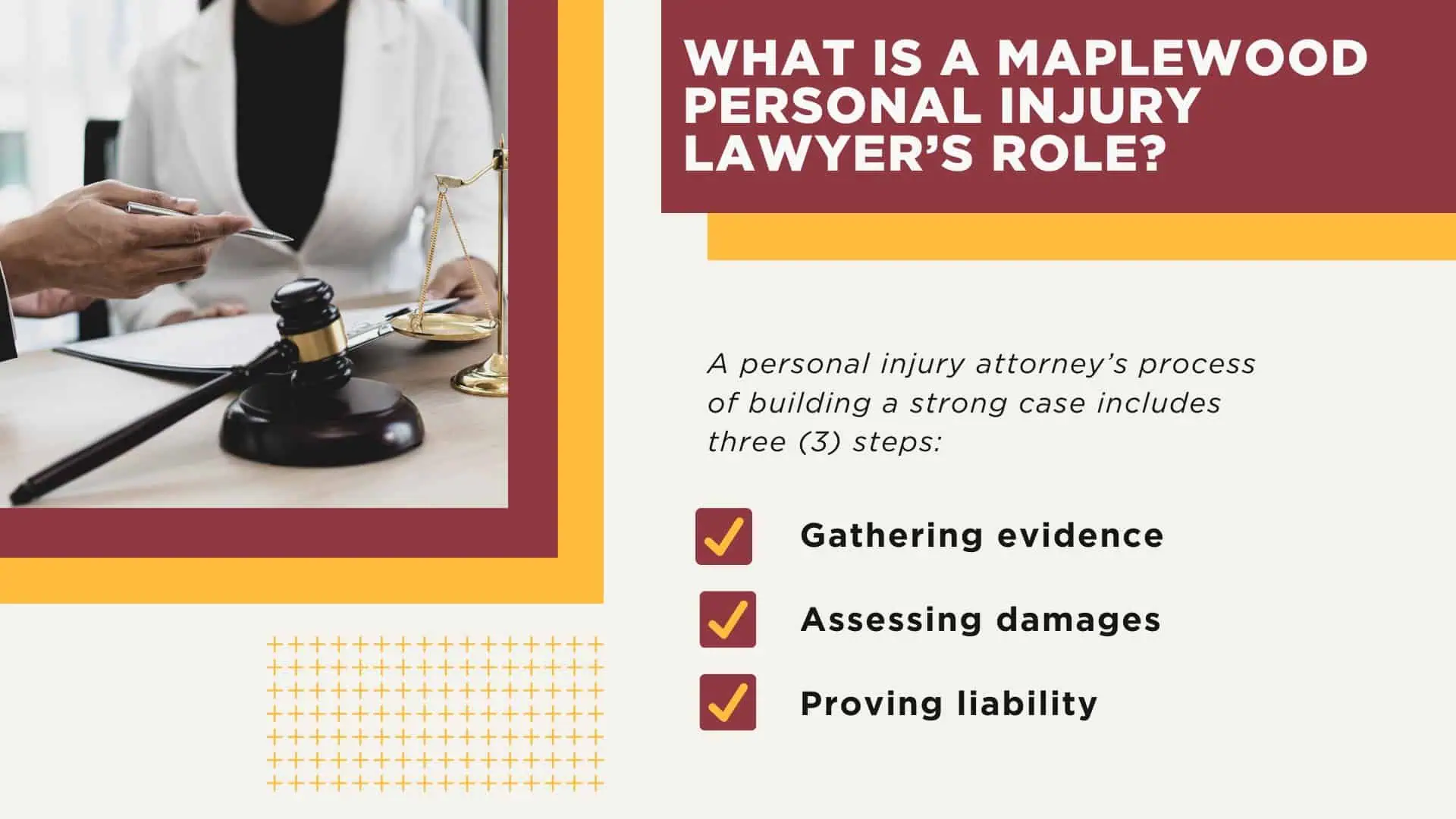 The #1 Maplewood Personal Injury Lawyer; What Are the Benefits of Hiring a Personal Injury Lawyer in Maplewood; What Are the Steps for Filing a Maplewood Personal Injury Lawsuit; What Is a Maplewood Personal Injury Lawyer’s Role