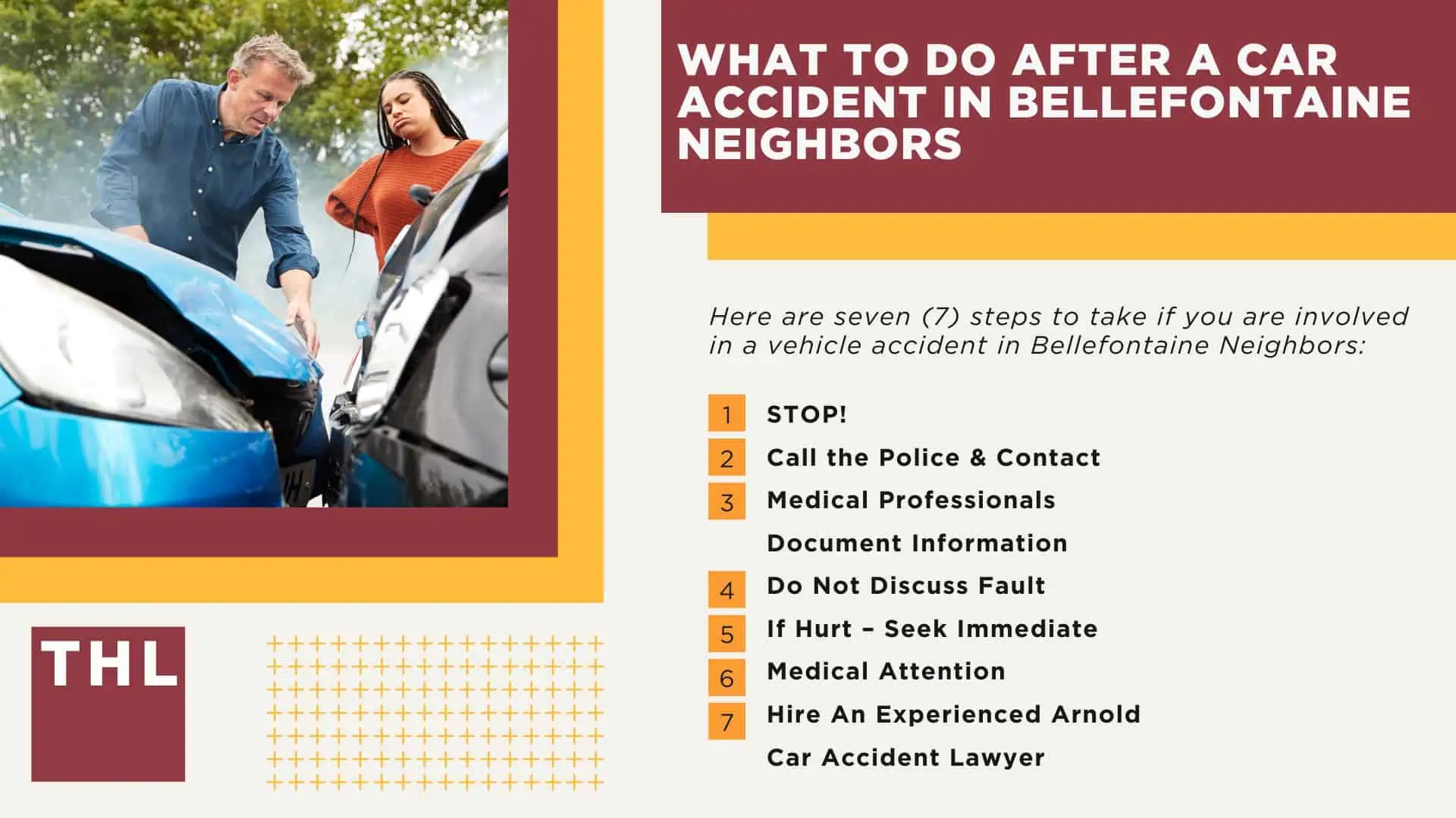 The #1 Bellefontaine Neighbors Car Accident Lawyer; Involved in a Car Accident in Arnold, MO; Bellefontaine Neighbors Car Accident Statistics; What Should You Do If You’re In A Car Accident In Arlington Heights, IL