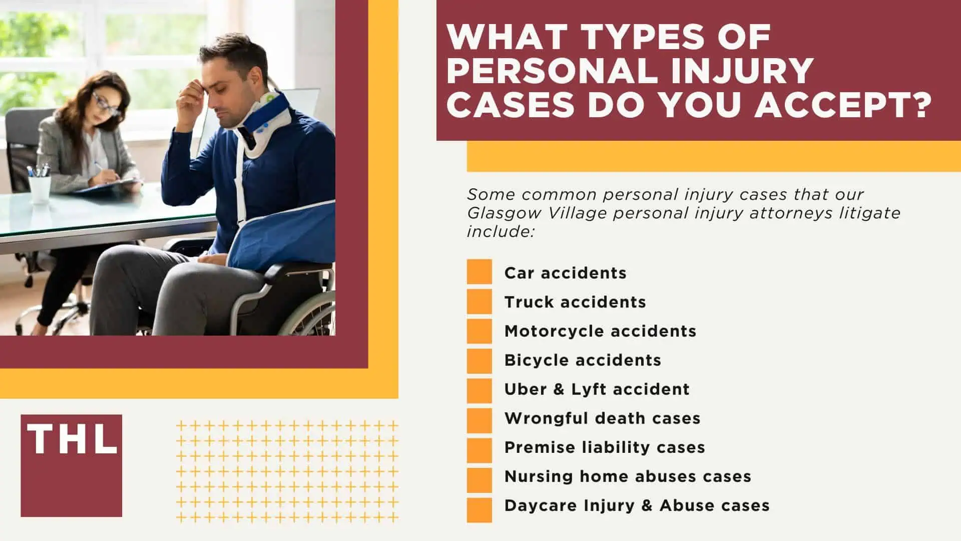 The #1 Glasgow Village Personal Injury Lawyer; What Are the Benefits of Hiring a Personal Injury Lawyer in Glasgow Village; What Are the Steps for Filing a Glasgow Village Personal Injury Lawsuit; What Is a Glasgow Village Personal Injury Lawyer’s Role; What Types of Personal Injury Cases Do You Accept