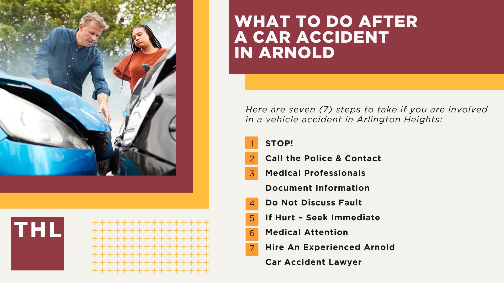 The #1 Arnold Car Accident Lawyer; Involved in a Car Accident in Arnold, MO; What to Do After a Car Accident in Arnold