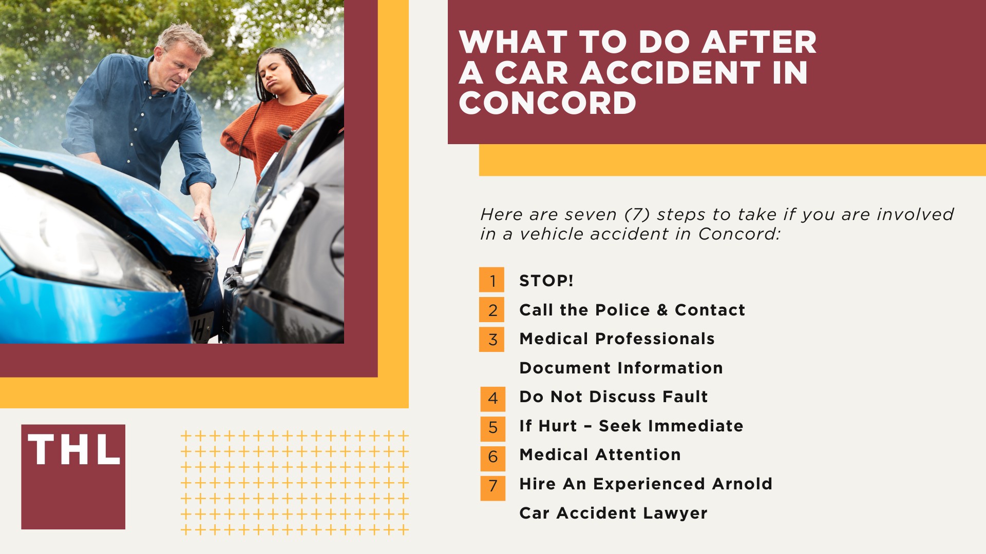 The #1 Concord Car Accident Lawyer; Involved in a car Accident in Concord; Concord Car Accident Statistics; What to Do After a Car Accident in Centralia