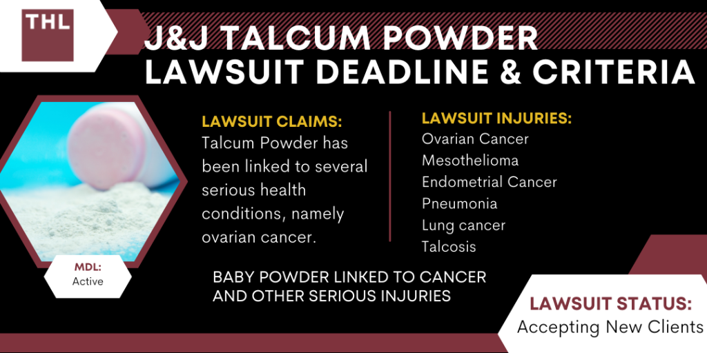 J&J Talcum Powder Lawsuit Deadline & Criteria