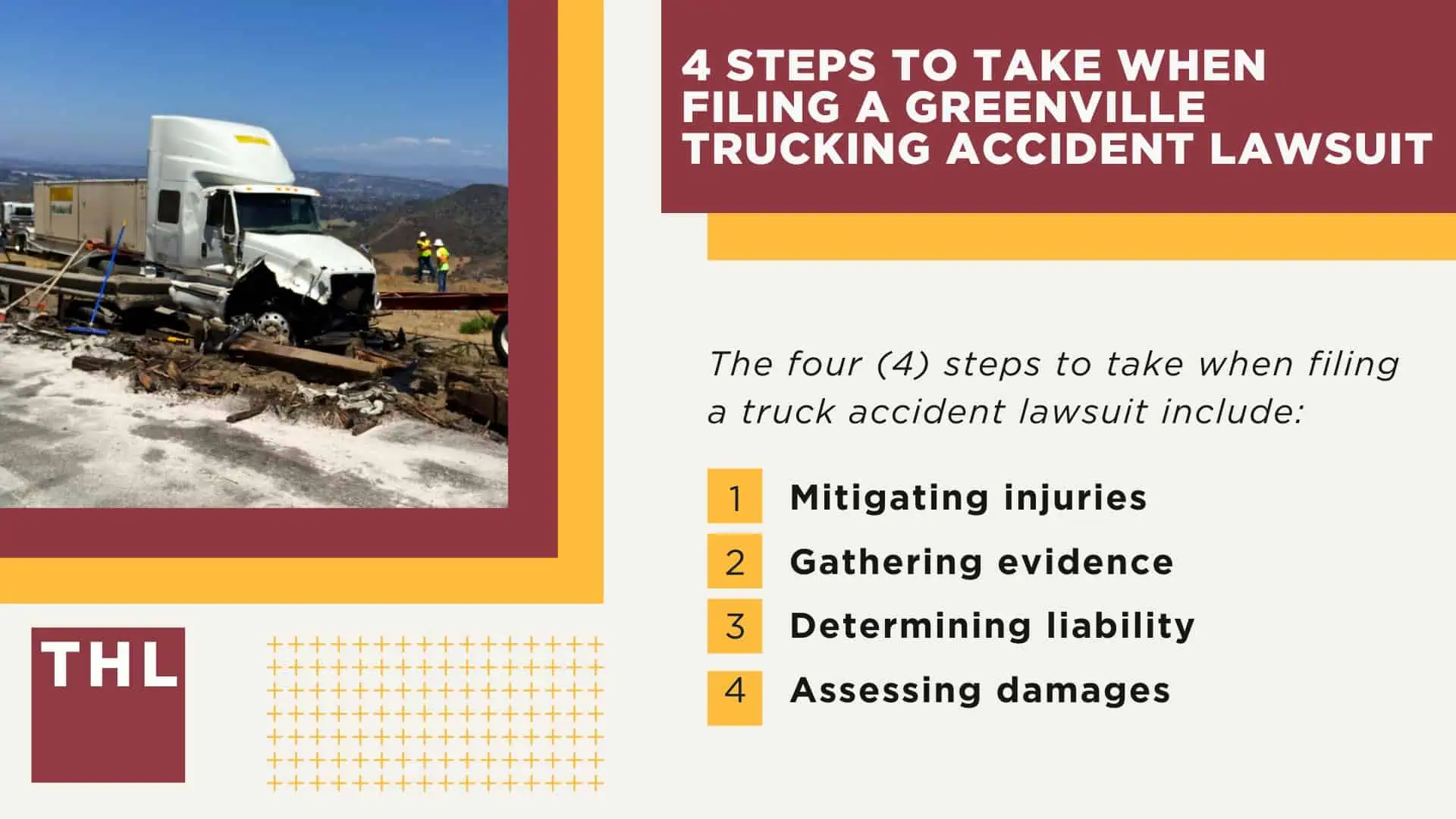 The #1 Greenville Truck Accident Lawyer; Greenville Truck Accident Lawyer; 6 Questions to Ask When Hiring a Greenville Truck Accident Lawyer; Commercial Truck Accidents in Godfrey, Illinois (IL); Truck Accident Facts & Statistics; Greenville Commercial Trucking Rules & Safety Regulations for Truck Drivers; The 8 Most Common Causes of Truck Accidents in Greenville (IL); 4 Steps to Take When Filing a Greenville Trucking Accident Lawsuit