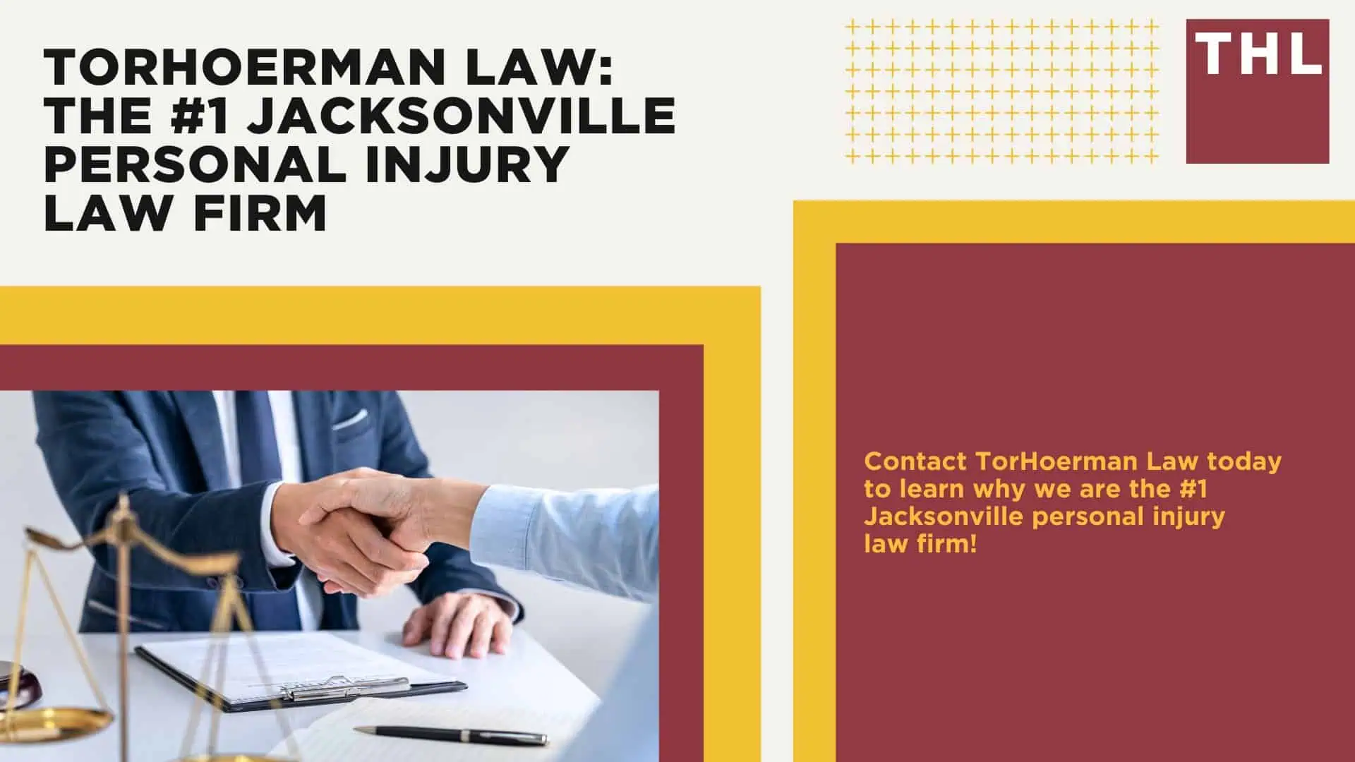 The #1 Jacksonville Personal Injury Lawyer; What Are the Benefits of Hiring a Personal Injury Lawyer in Jacksonville; What Are the Steps for Filing a Jacksonville Personal Injury Lawsuit; What Is a Jacksonville Personal Injury Lawyer’s Role; What Types of Personal Injury Cases Do You Accept; TORHOERMAN LAW The #1 Jacksonville Personal Injury Law Firm