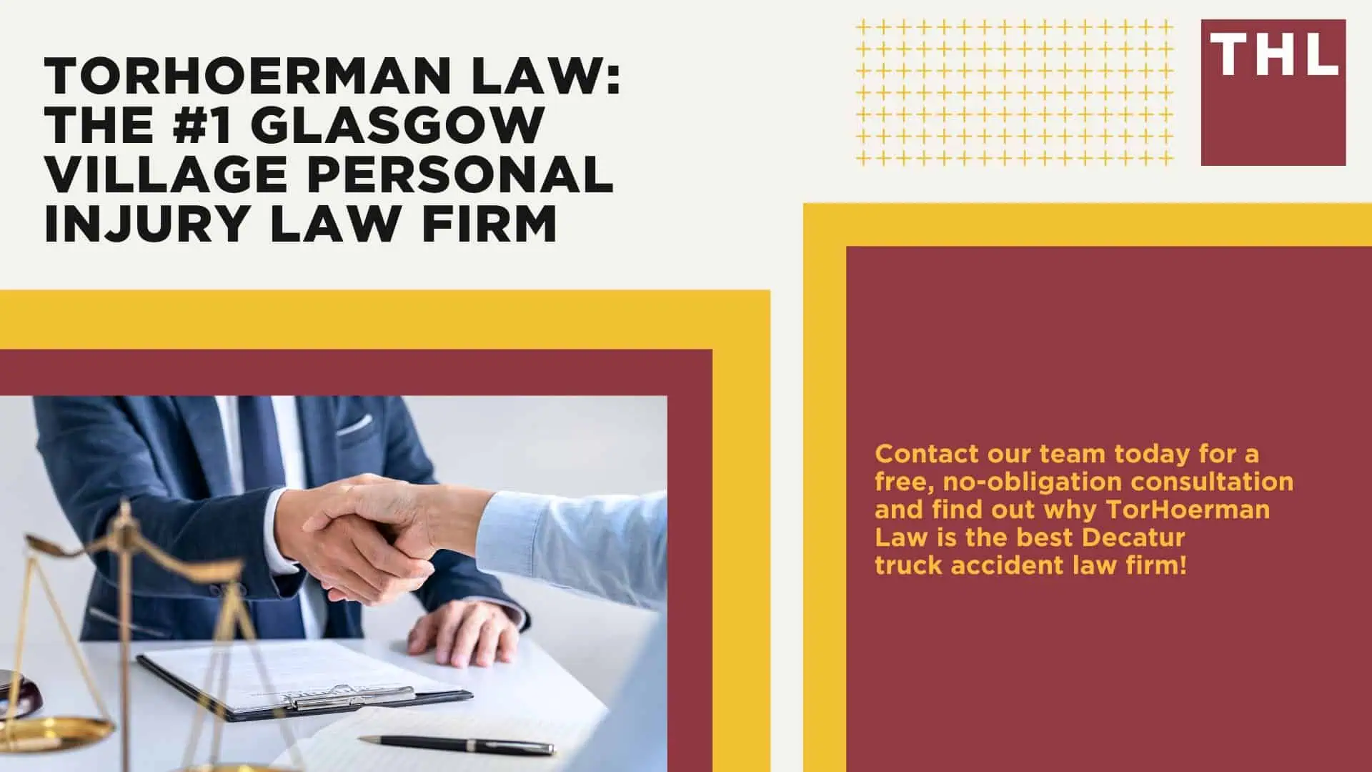 The #1 Decatur Truck Accident Lawyer; Decatur Truck Accident Lawyer; 6 Questions to Ask When Hiring a Decatur Truck Accident Lawyer; Commercial Truck Accidents in Decatur, Illinois (IL); Truck Accident Facts & Statistics; Decatur Commercial Trucking Rules & Safety Regulations for Truck Drivers; The 8 Most Common Causes of Truck Accidents in Decatur (IL); 4 Steps to Take When Filing a Decatur Trucking Accident Lawsuit; TORHOERMAN LAW The #1 Truck Accident Attorney Decatur Has to Offer!