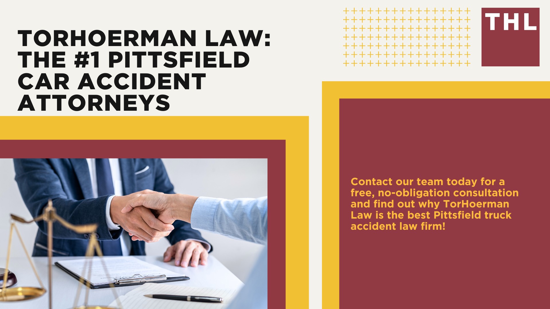 The #1 Pittsfield Truck Accident Lawyer; Pittsfield Truck Accident Lawyer; 6 Questions to Ask When Hiring a Pittsfield Truck Accident Lawyer; Commercial Truck Accidents in Pittsfield, Illinois (IL); Truck Accident Facts & Statistics; Pittsfield Commercial Trucking Rules & Safety Regulations for Truck Drivers; The 8 Most Common Causes of Truck Accidents in Pittsfield, Illinois (IL); 4 Steps to Take When Filing a Pittsfield (IL) Trucking Accident Lawsuit; TORHOERMAN LAW The #1 Truck Accident Attorney Pittsfield Has to Offer!