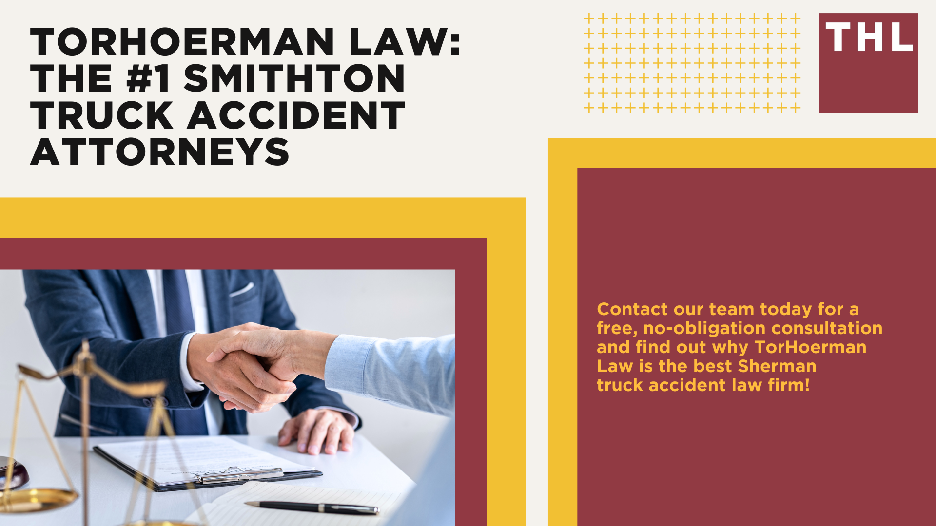 The #1 Smithton Truck Accident Lawyer; Smithton Truck Accident Lawyer; 6 Questions to Ask When Hiring a Smithton Truck Accident Lawyer; Commercial Truck Accidents in Smithton, Illinois (IL); Truck Accident Facts & Statistics; Smithton Commercial Trucking Rules & Safety Regulations for Truck Drivers; The 8 Most Common Causes of Truck Accidents in Smithton, Illinois (IL); 4 Steps to Take When Filing a Smithton, Illinois (IL) Trucking Accident Lawsuit; TORHOERMAN LAW The #1 Truck Accident Attorney Smithton Has to Offer!