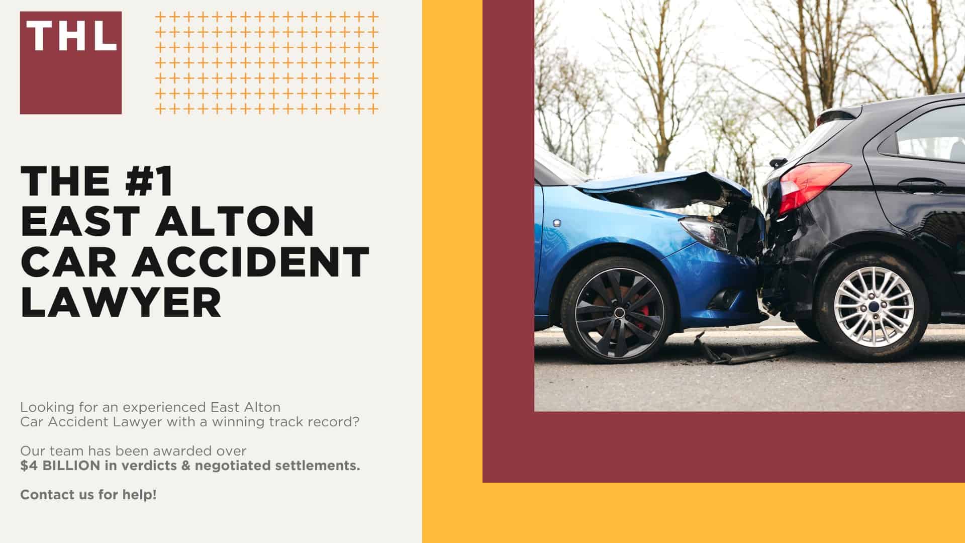 The #1 East Alton Car Accident Lawyer; Involved in a Car Accident in East Alton, IL; East Alton Car Accident Statistics; What to Do After a Car Accident in East Alton; What Are the Most Common Causes of Car Accidents in East Alton, IL; What Are the Most Common Car Accident Injuries in East Alton, Illinois (IL); Hiring aN East Alton Car Accident Attorney; TORHOERMAN LAW The #1 East Alton Car Accident Attorneys