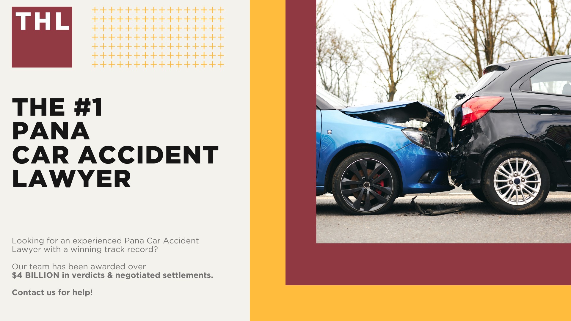 The #1 Pana Car Accident Lawyer; Involved in a Car Accident in Pana, IL; Pana Car Accident Statistics; What to Do After a Car Accident in Pana; What Are the Most Common Causes of Car Accidents in Pana, IL; What Are the Most Common Car Accident Injuries in Pana, Illinois (IL); Hiring a Pana Car Accident Attorney; TORHOERMAN LAW The #1 Pana Car Accident Attorneys