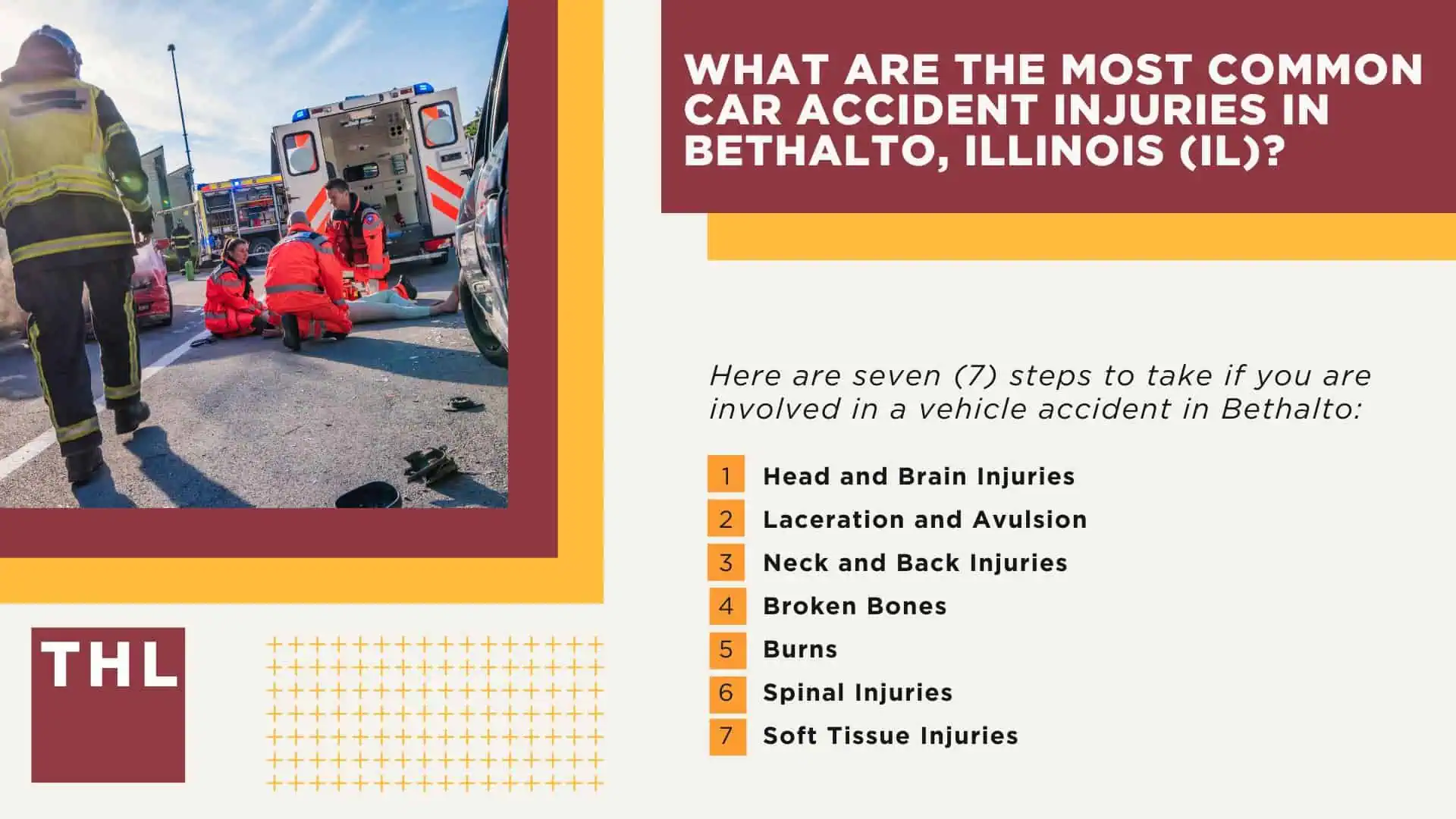 The #1 Bethalto Car Accident Lawyer; Involved in a Car Accident in Bethalto, IL; Bethalto Car Accident Statistics; What to Do After a Car Accident in Bethalto; What Are the Most Common Causes of Car Accidents in Affton, MO; What Are the Most Common Car Accident Injuries in Bethalto, Illinois (IL)