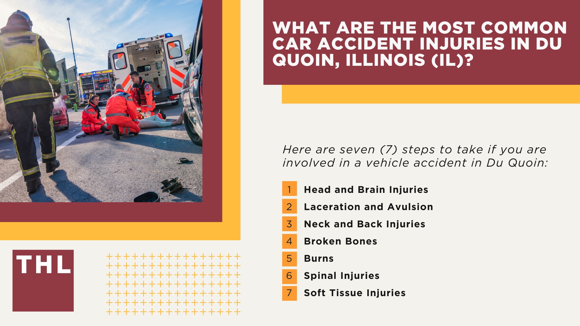 The #1 Du Quoin Car Accident Lawyer; Involved in a Car Accident in Du Quoin, IL; Du Quoin Car Accident Statistics; What to Do After a Car Accident in Du Quoin; What Are the Most Common Causes of Car Accidents in Du Quoin, IL; What Are the Most Common Car Accident Injuries in Du Quoin, Illinois (IL)