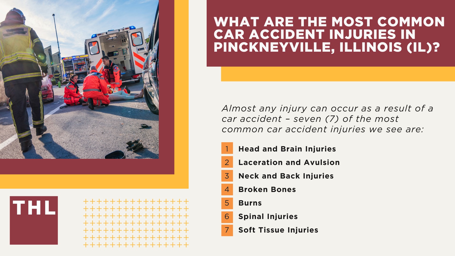 The #1 Pinckneyville Car Accident Lawyer; Involved in a Car Accident in Pinckneyville, IL; Pickneyville Car Accident Statistics; What to Do After a Car Accident in Pinckneyville; What Are the Most Common Causes of Car Accidents in Pinckneyville, IL; What Are the Most Common Car Accident Injuries in Pinckneyville, Illinois (IL)