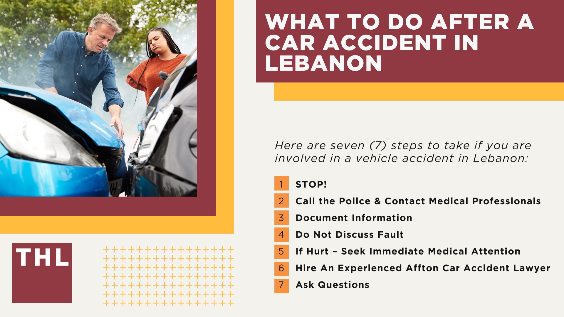 The #1 Lebanon Car Accident Lawyer; Involved in a Car Accident in Lebanon, IL; Lebanon Car Accident Statistics; What to Do After a Car Accident in Lebanon