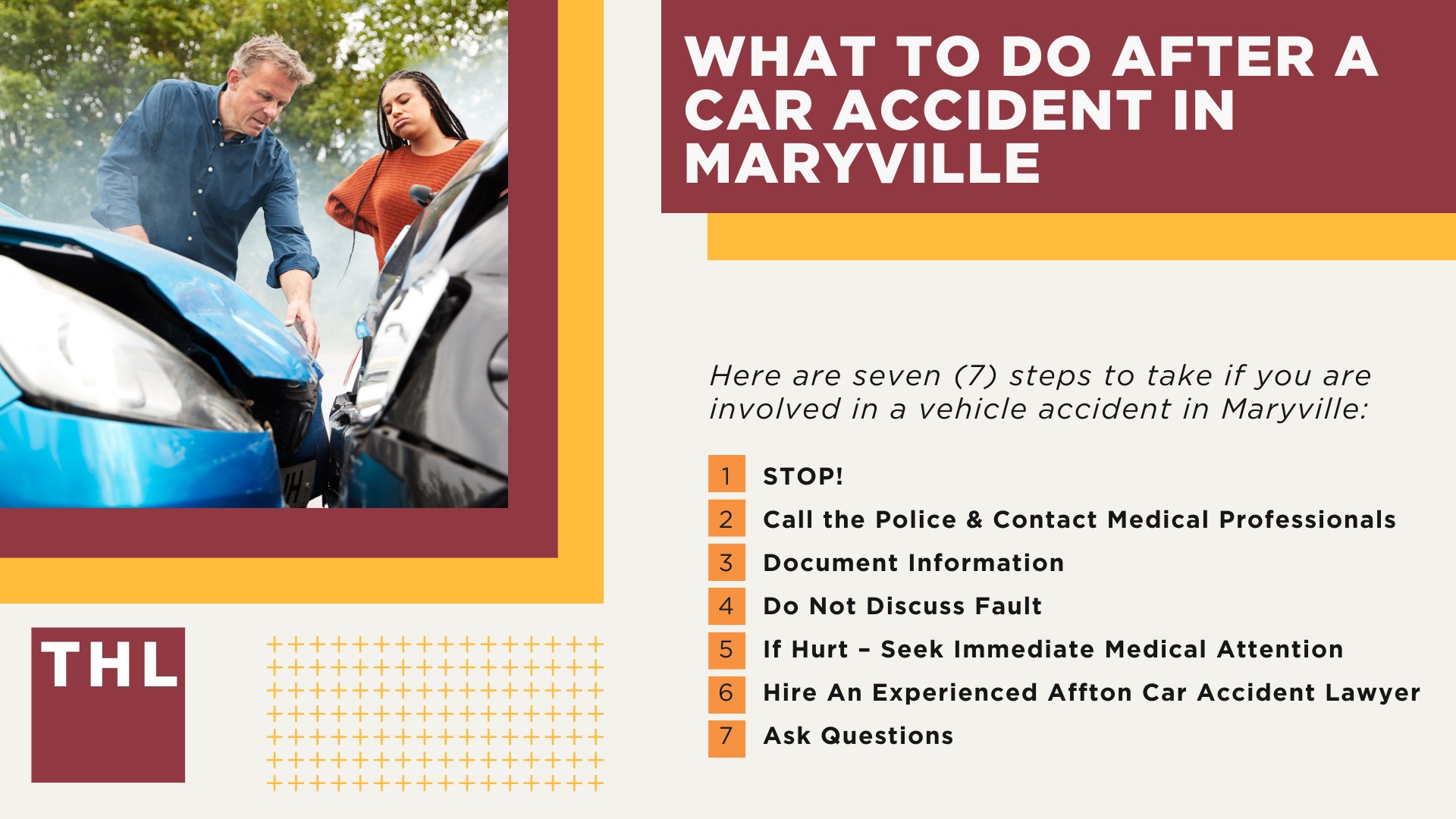 The #1 Maryville Car Accident Lawyer; Involved in a Car Accident in Maryville, IL; Maryville Car Accident Statistics; What to Do After a Car Accident in Maryville