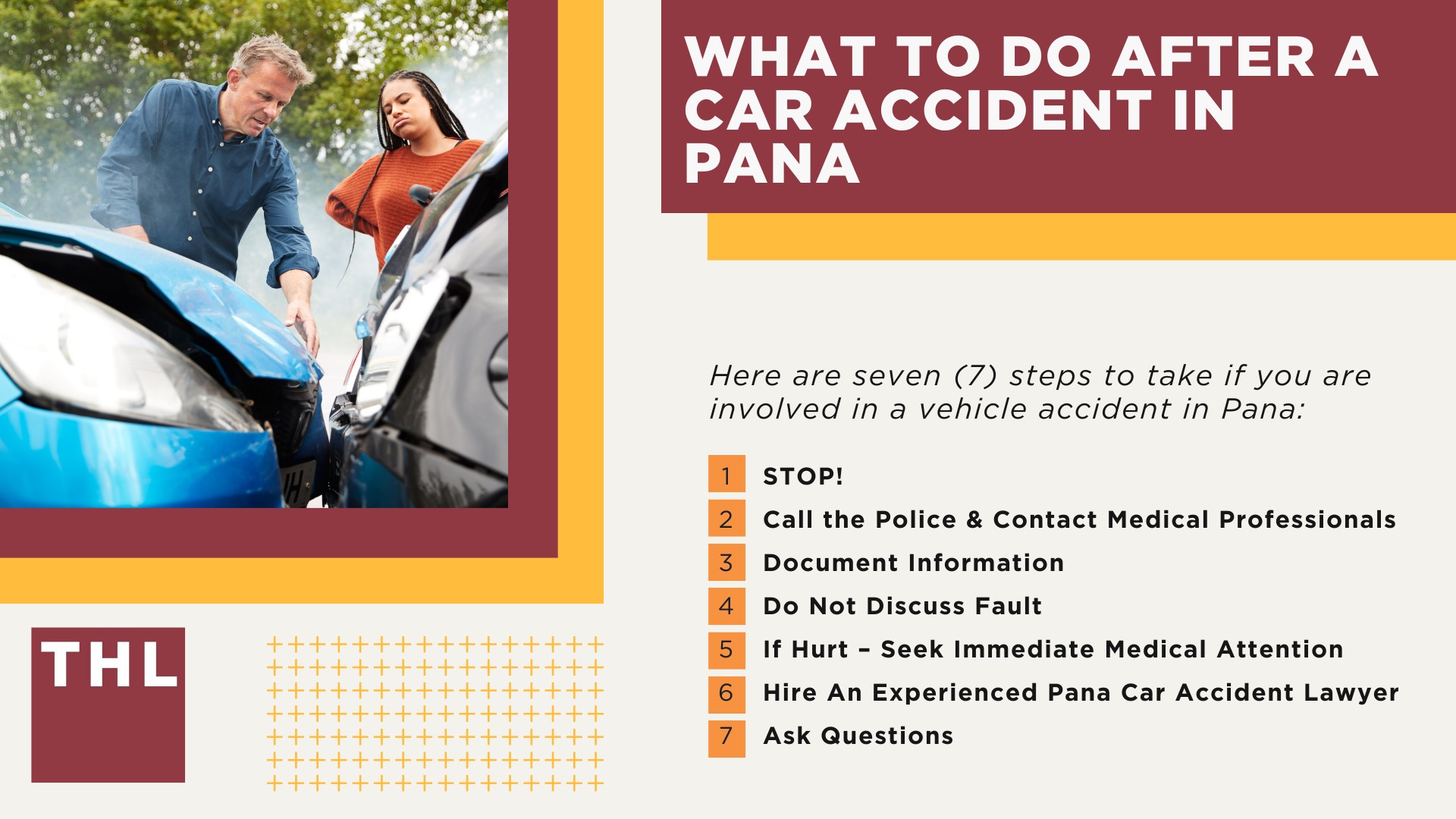 The #1 Pana Car Accident Lawyer; Involved in a Car Accident in Pana, IL; Pana Car Accident Statistics; What to Do After a Car Accident in Pana