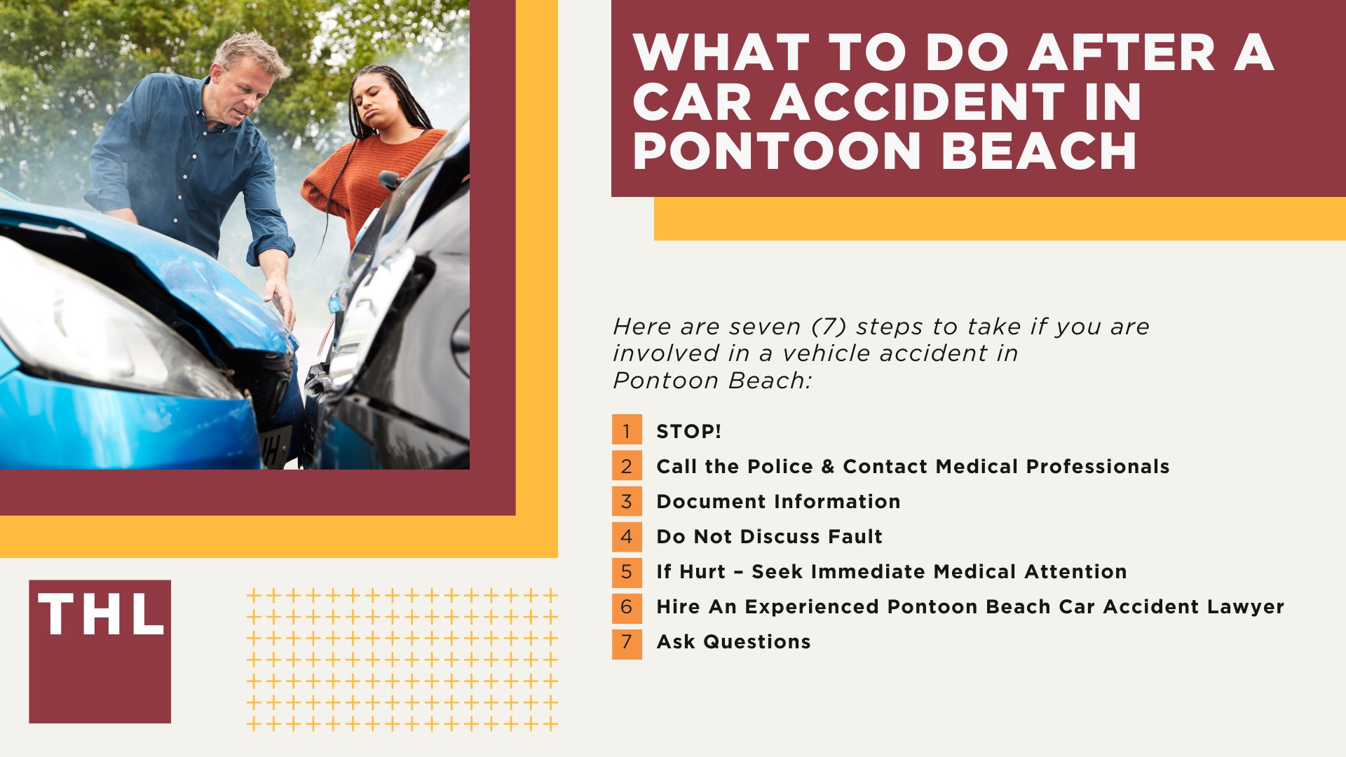 The #1 Pontoon Beach Car Accident Lawyer; Involved in a Car Accident in Pontoon Beach, IL; Pontoon Beach Car Accident Statistics; What to Do After a Car Accident in Pontoon Beach; What to Do After a Car Accident in Pontoon Beach